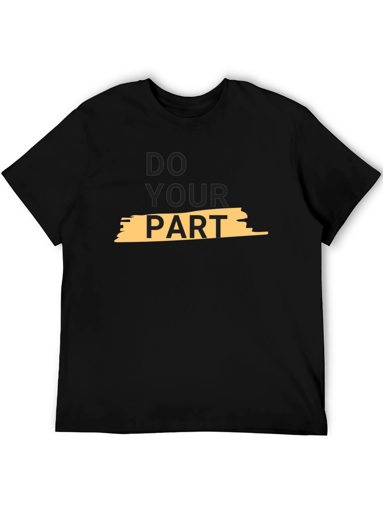 Do Your Part Graphic Tee - Black