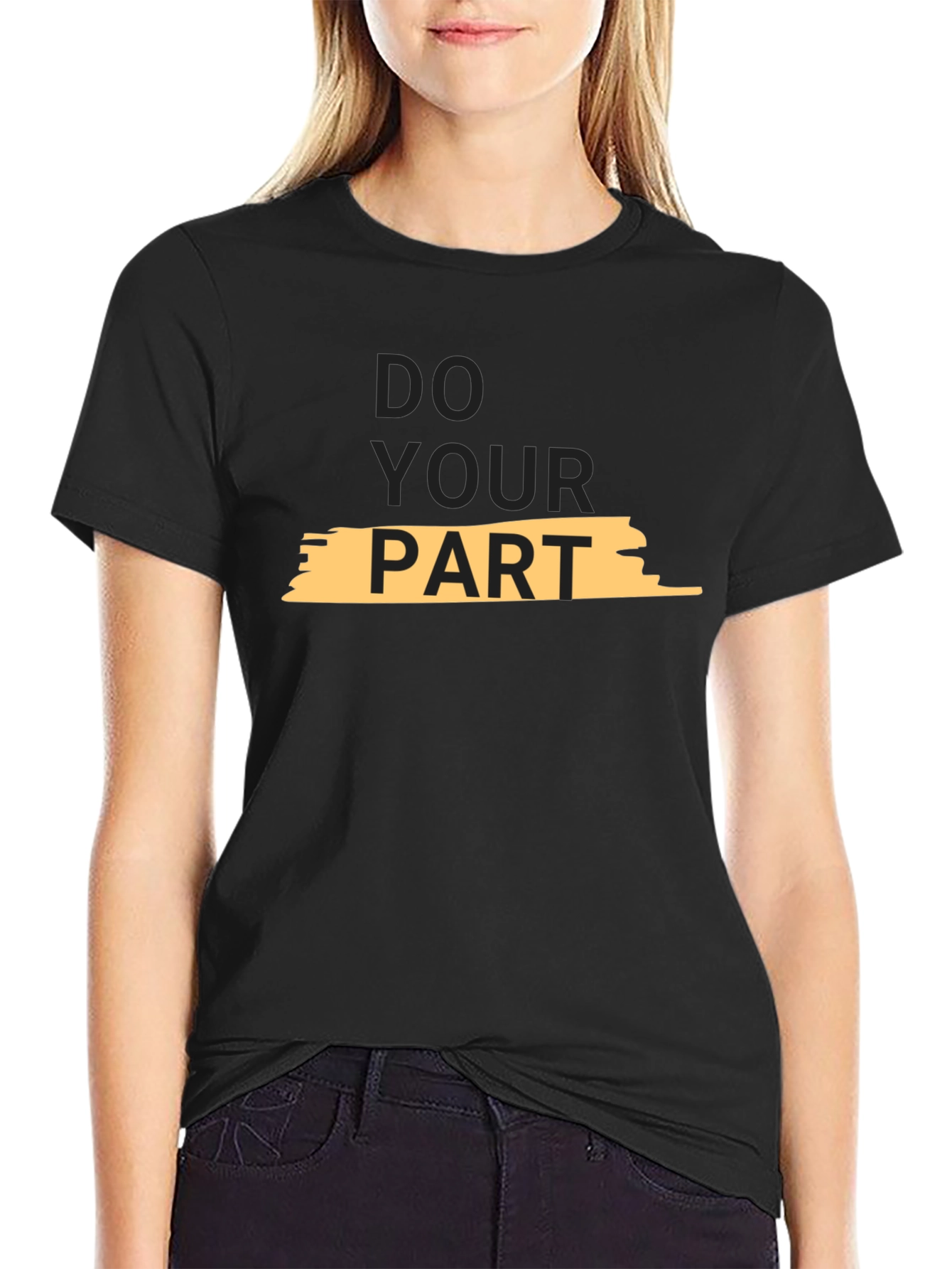 Do Your Part Graphic Tee - Black