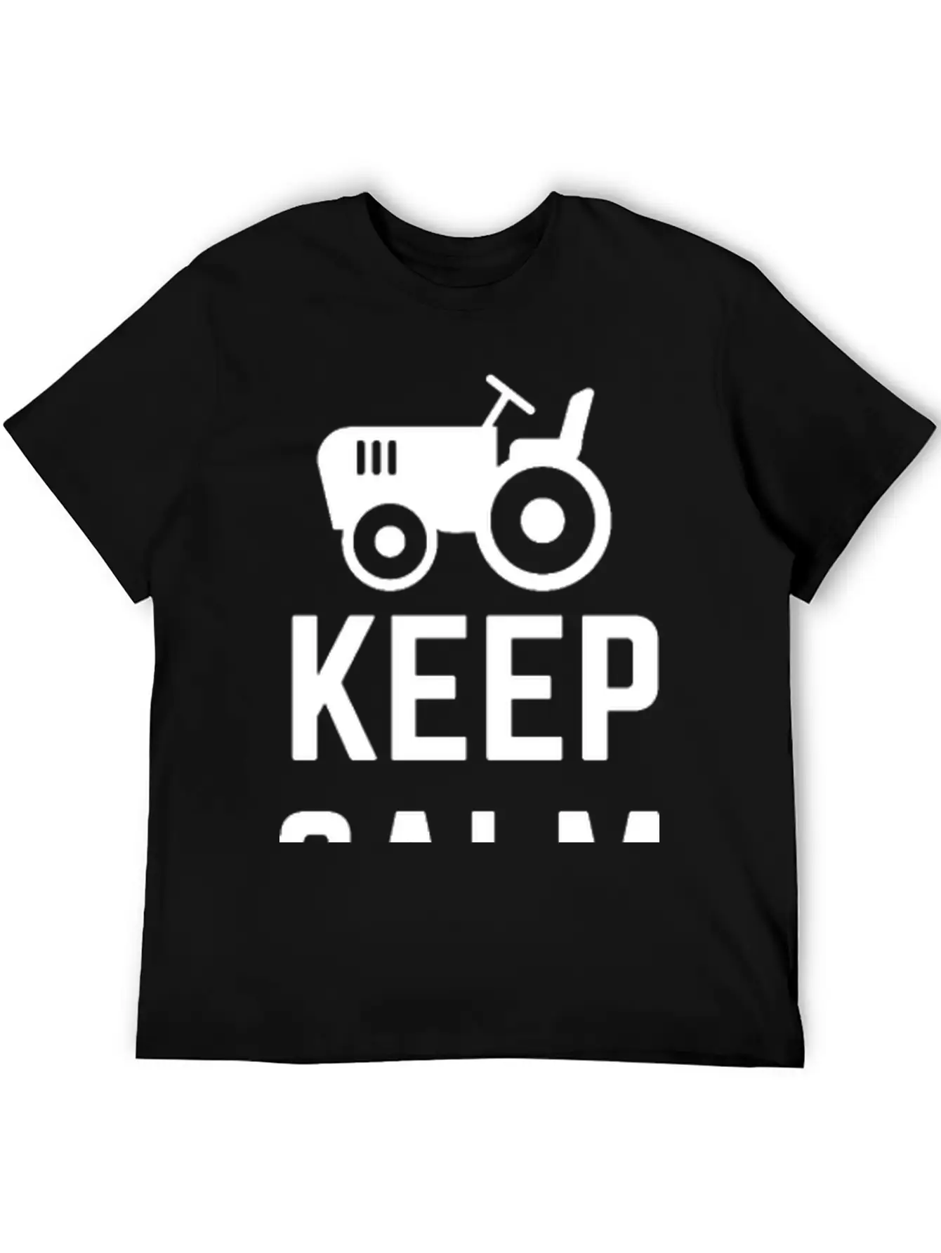Keep Calm Calm And Farm On Unisex Casual T-Shirt – Clean Design For Daily Comfort