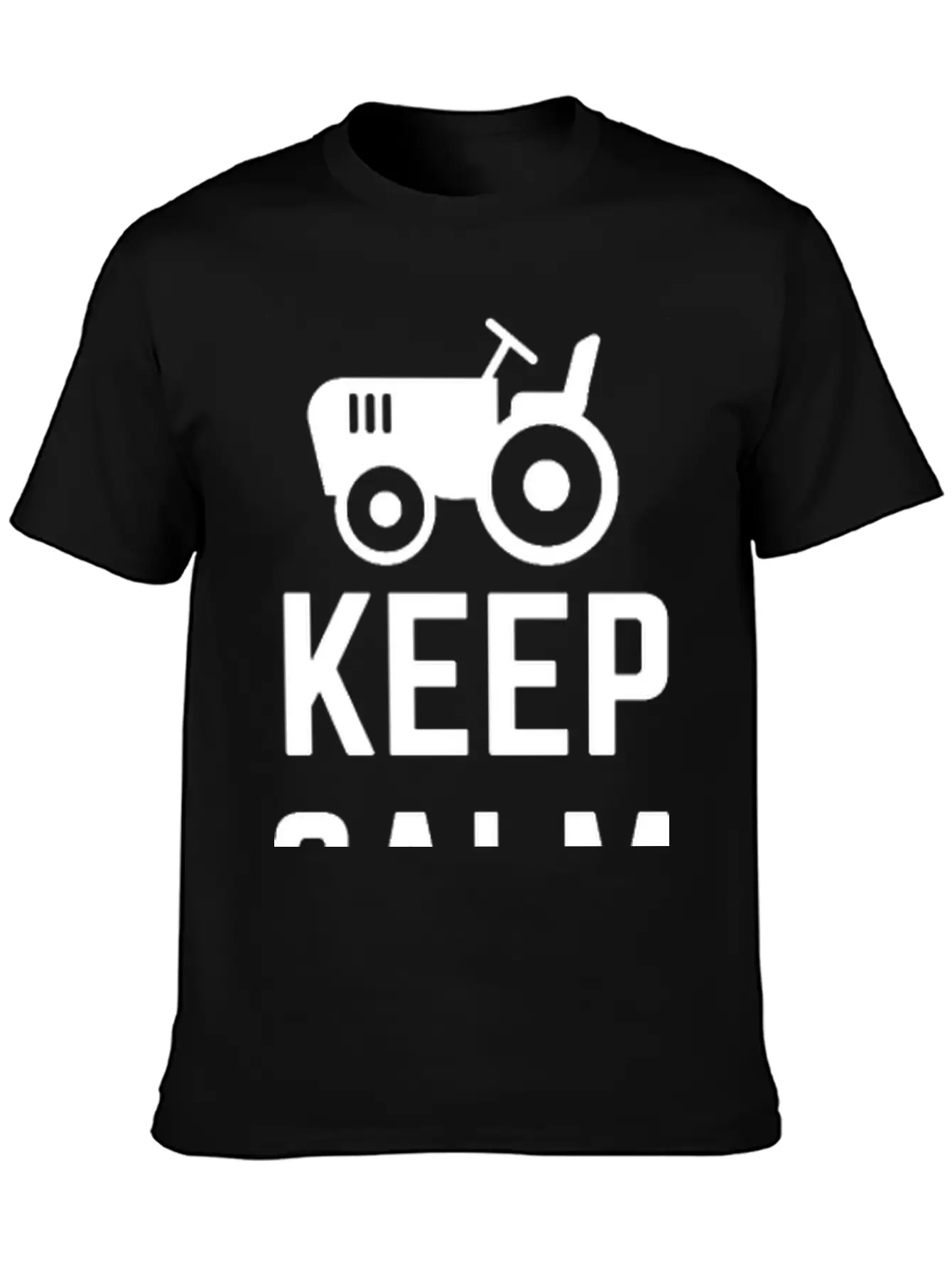 Keep Calm Calm And Farm On Unisex Casual T-Shirt – Clean Design For Daily Comfort