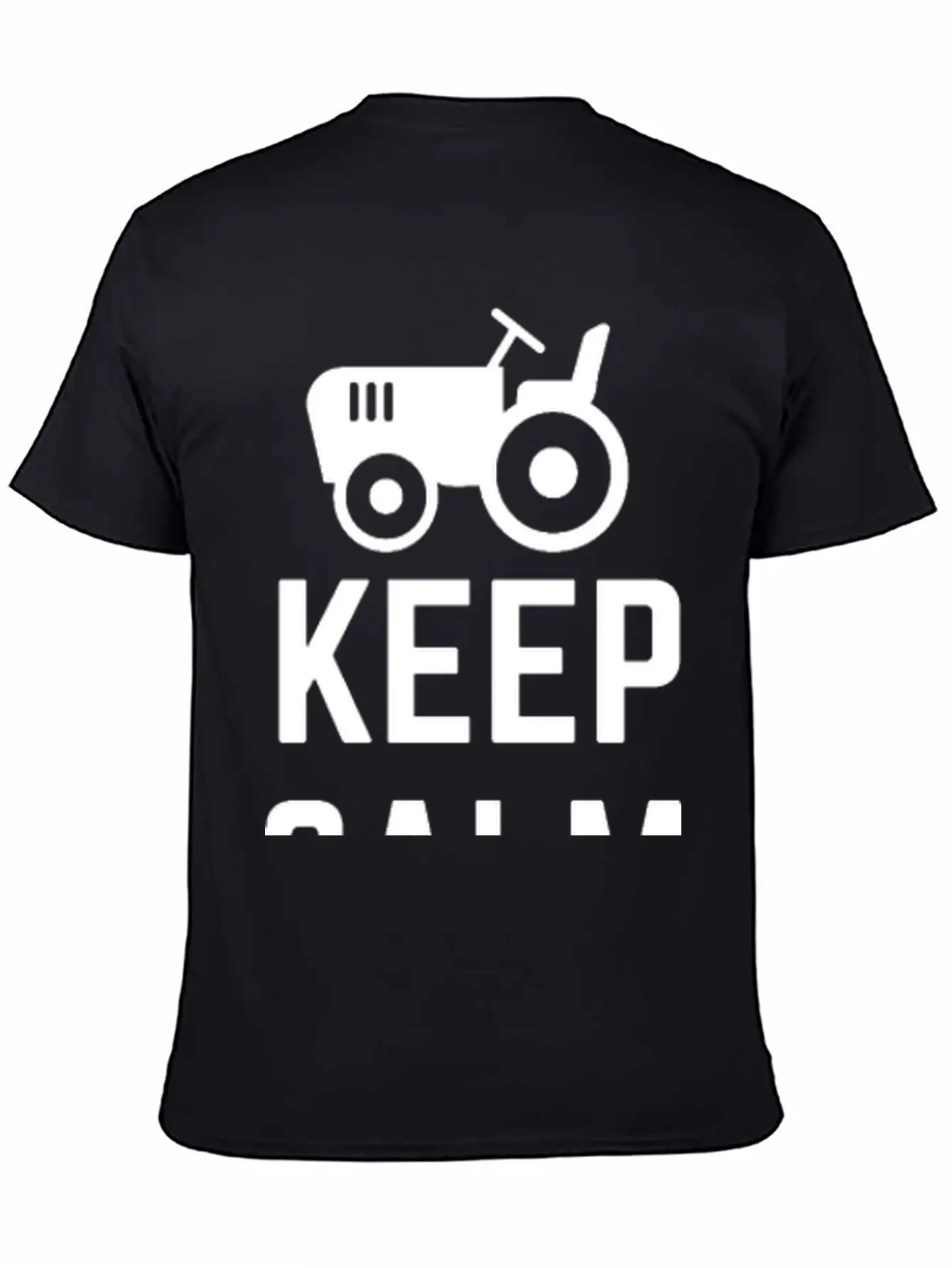 Keep Calm Calm And Farm On Unisex Casual T-Shirt – Clean Design For Daily Comfort