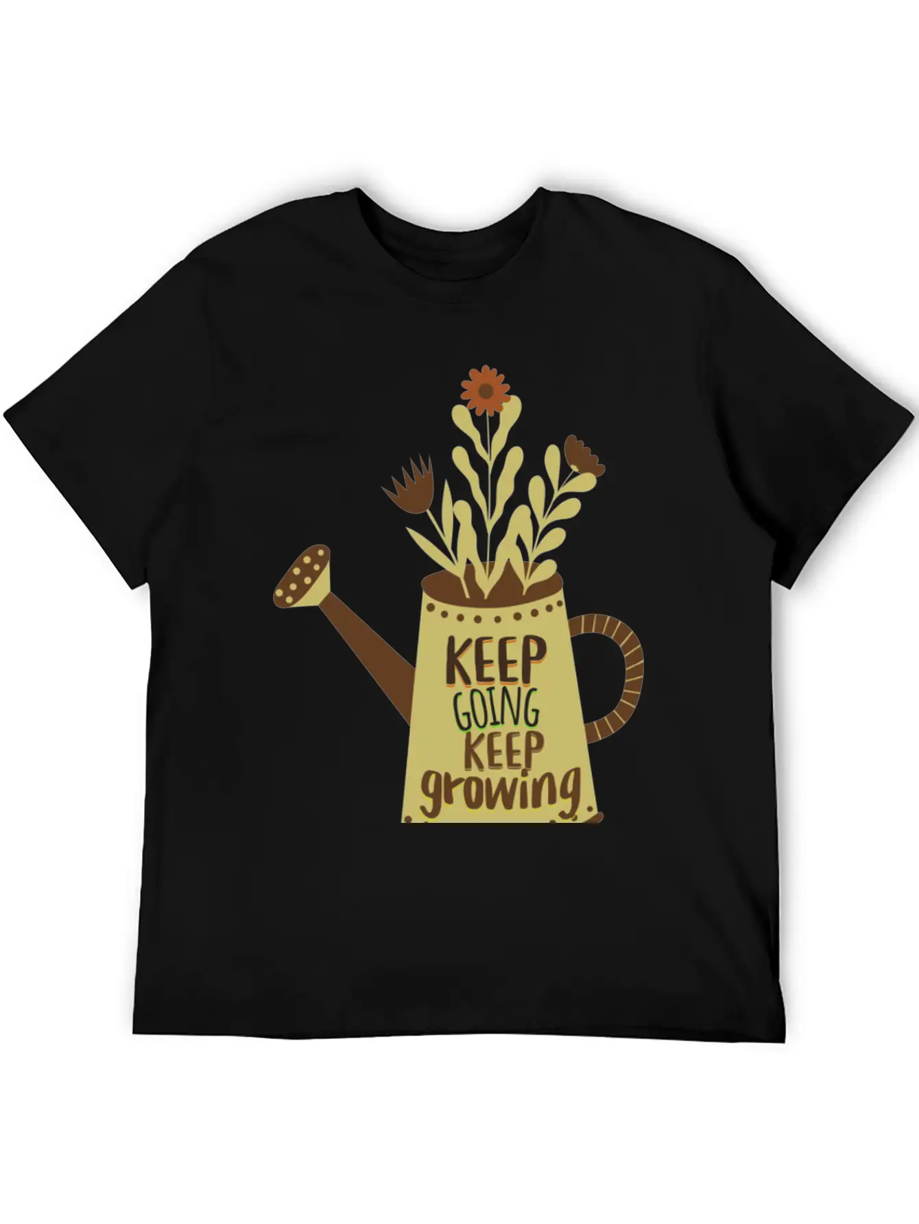 Keep Going, Keep Growing. Never Give Up. Dream Big Unisex Casual T-Shirt – Clean Design For Daily Comfort