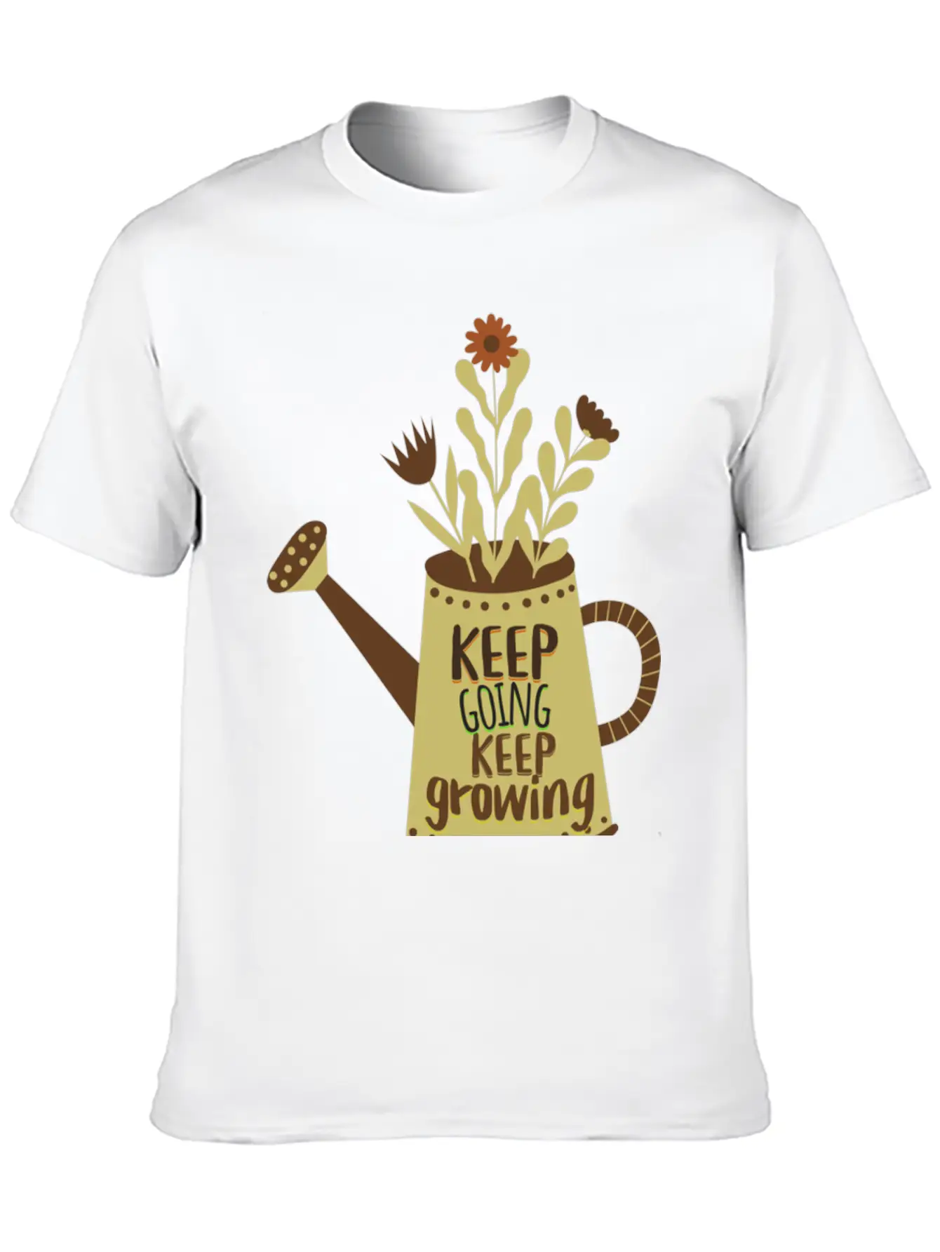 Keep Going, Keep Growing. Never Give Up. Dream Big Unisex Casual T-Shirt – Clean Design For Daily Comfort