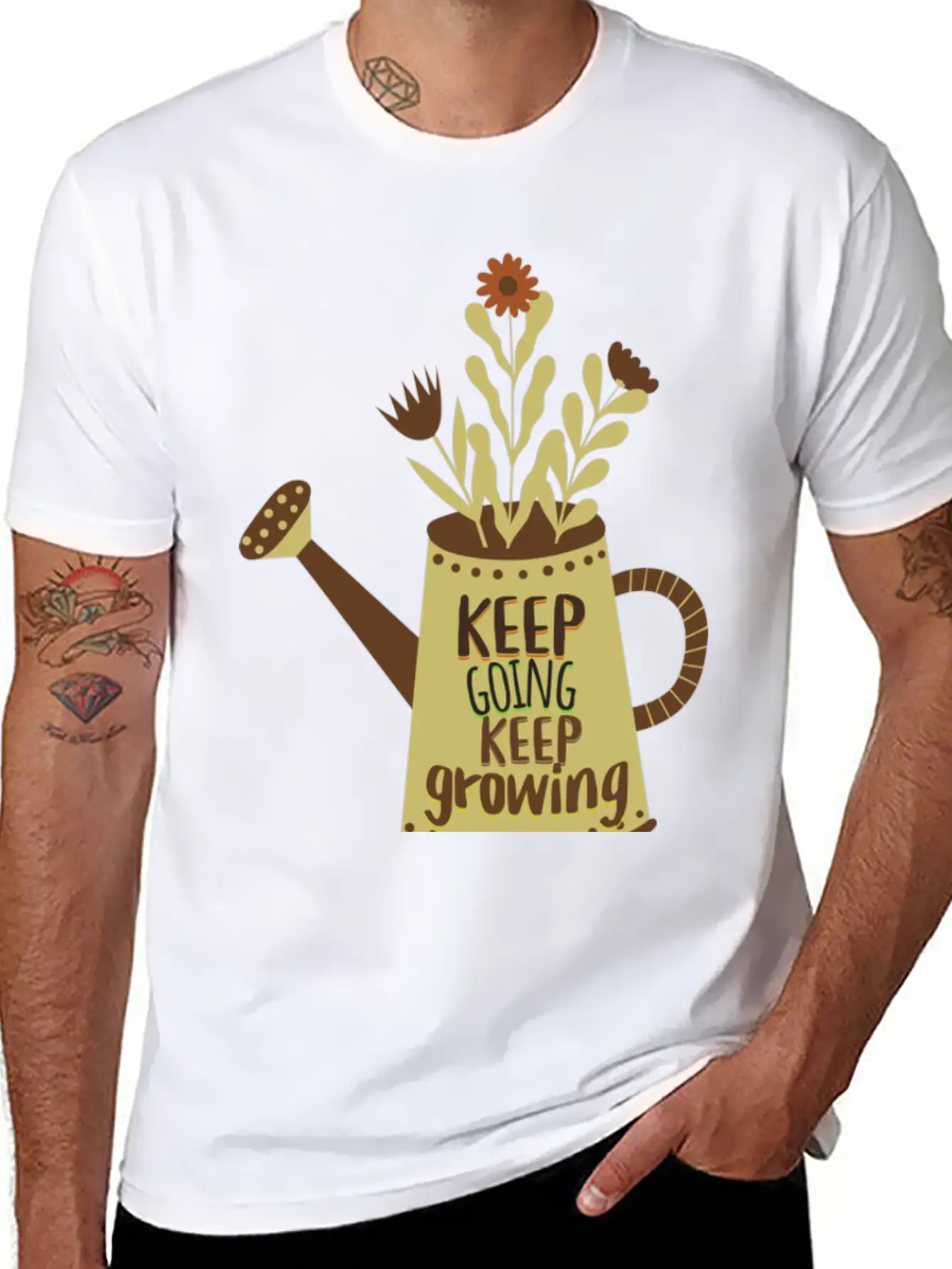 Keep Going, Keep Growing. Never Give Up. Dream Big Unisex Casual T-Shirt – Clean Design For Daily Comfort