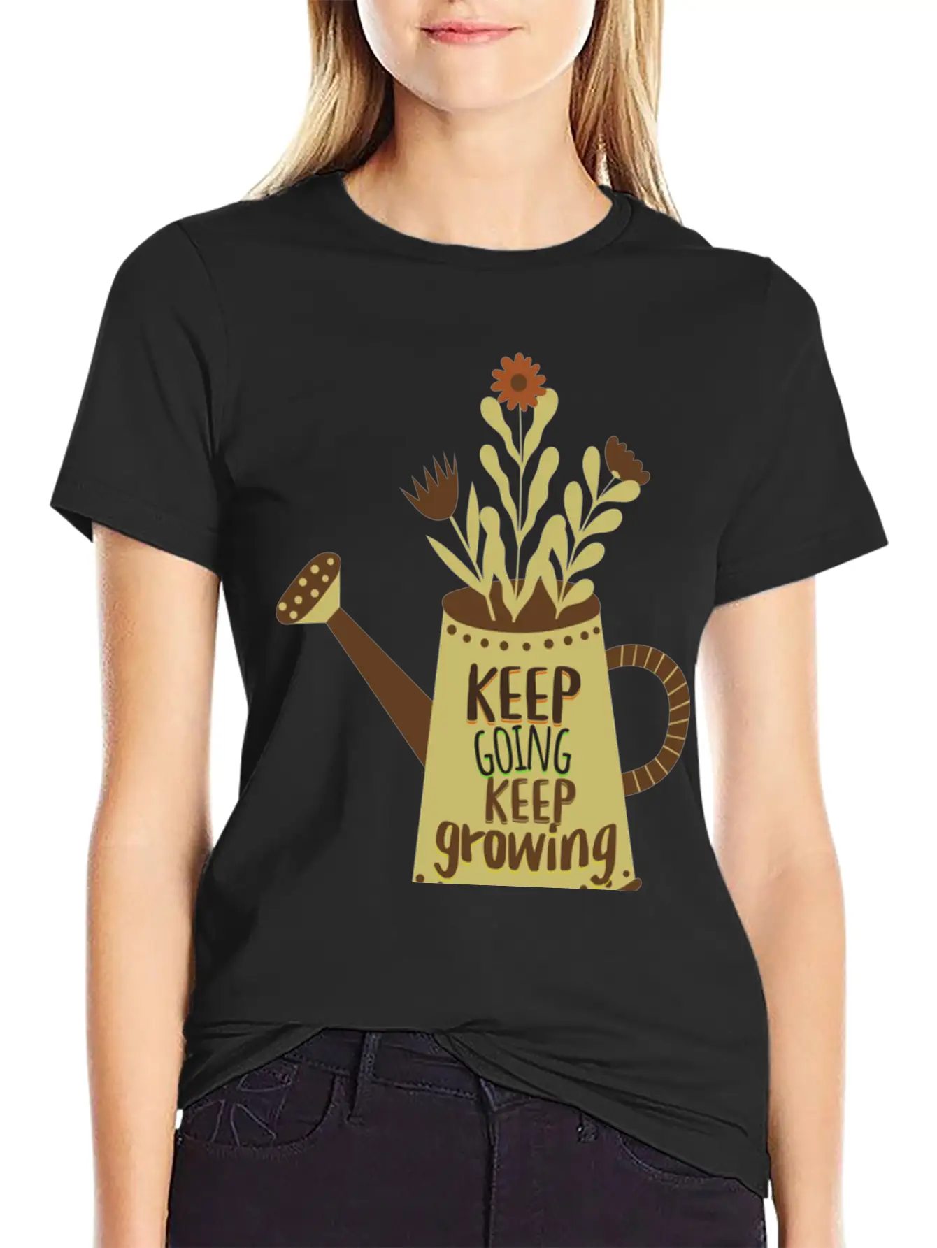 Keep Going, Keep Growing. Never Give Up. Dream Big Unisex Casual T-Shirt – Clean Design For Daily Comfort