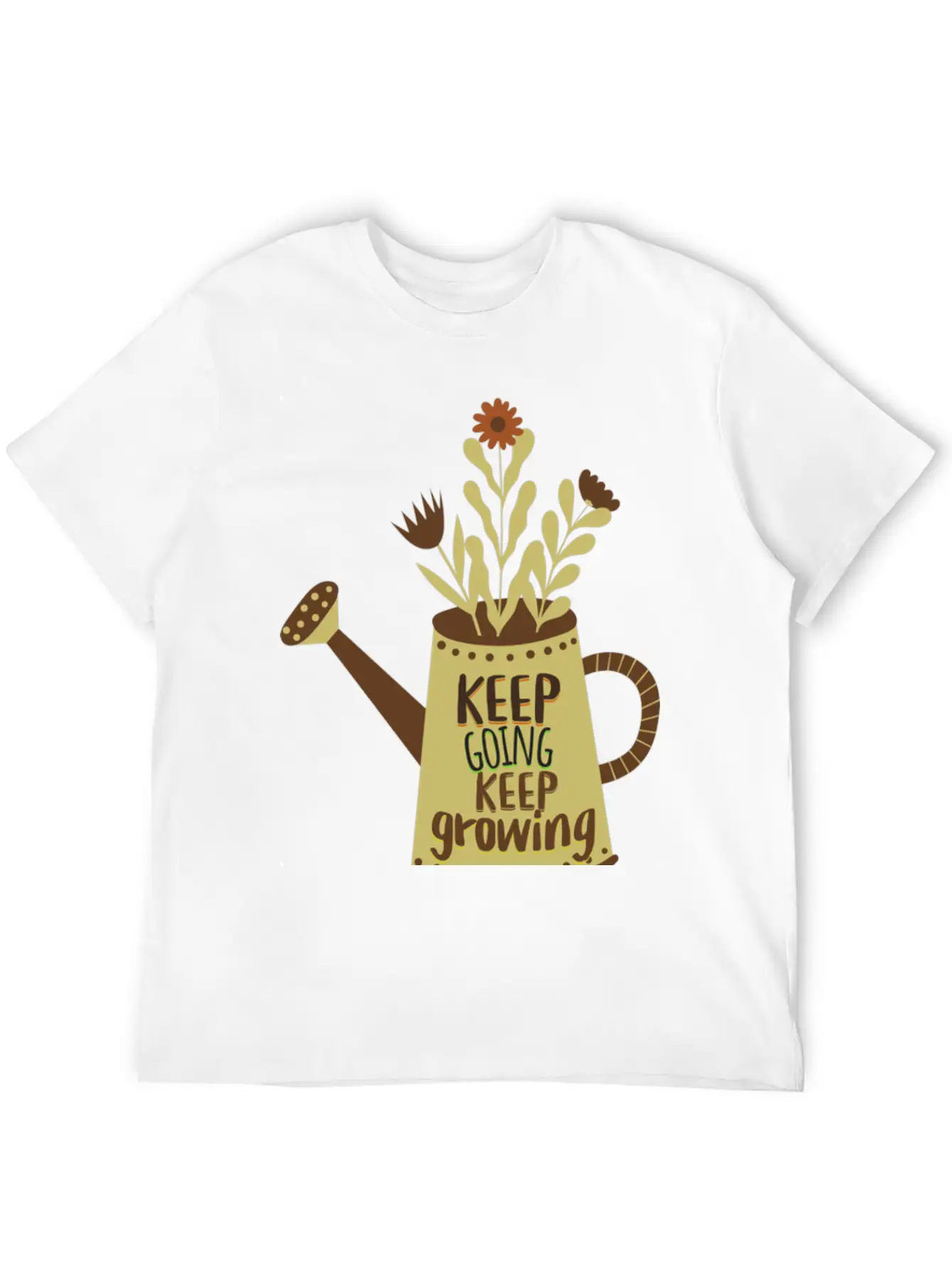 Keep Going, Keep Growing. Never Give Up. Dream Big Unisex Casual T-Shirt – Clean Design For Daily Comfort