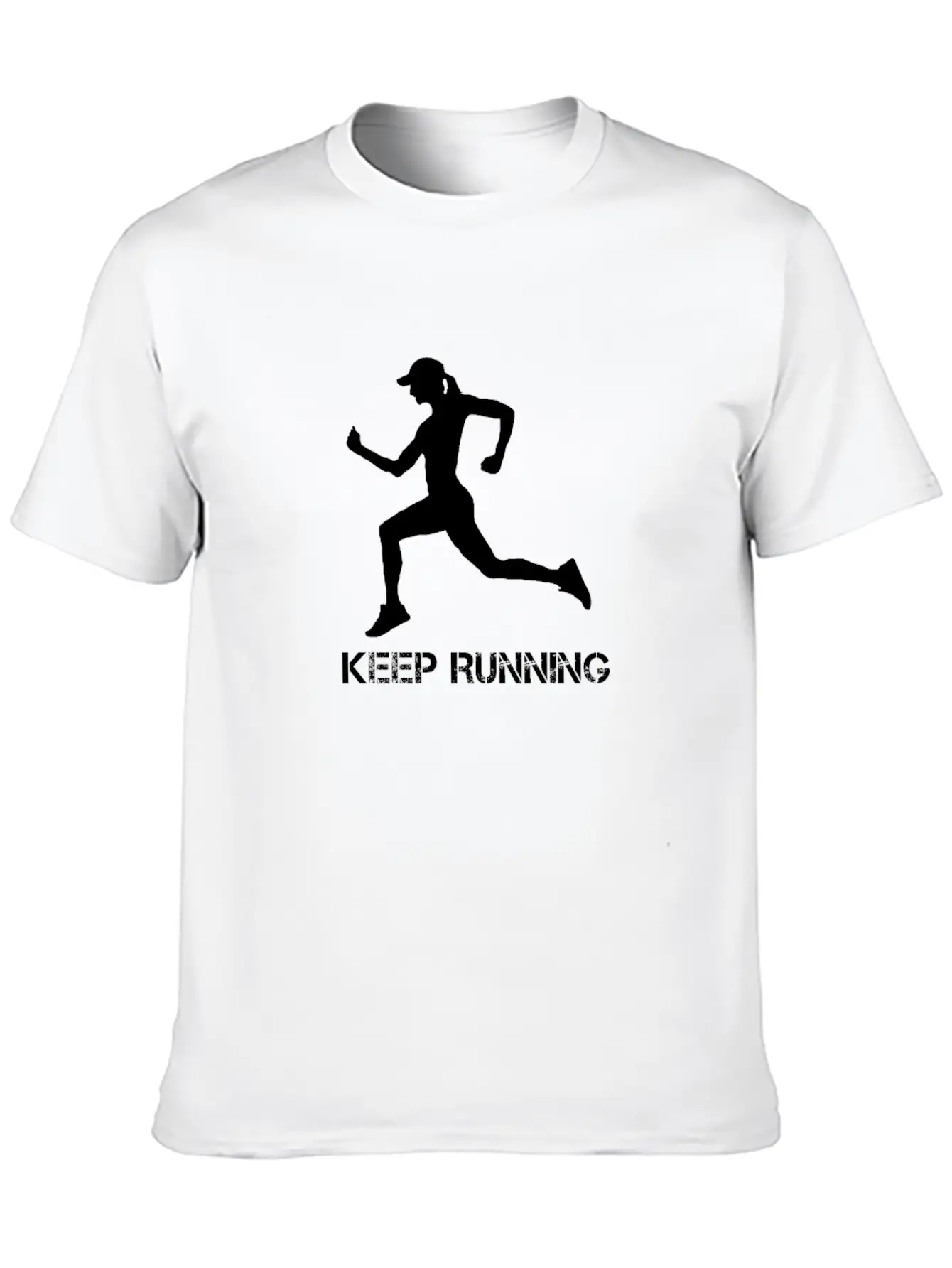 Keep Running Marathon Run Runner Jogging Unisex Casual T-Shirt – Clean Design For Daily Comfort