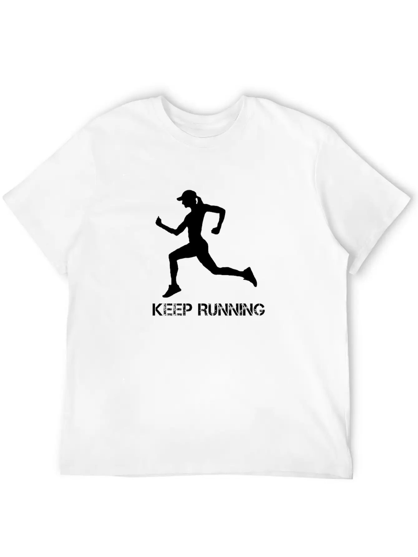 Keep Running Marathon Run Runner Jogging Unisex Casual T-Shirt – Clean Design For Daily Comfort