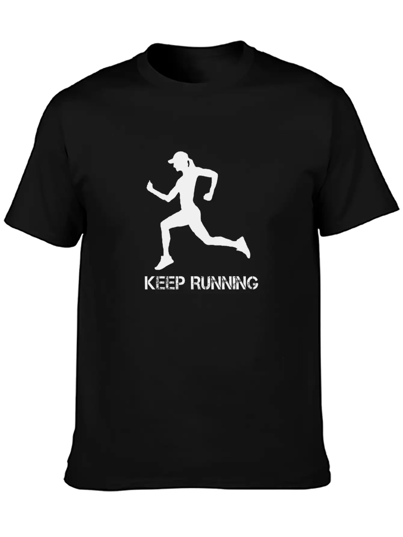Keep Running Marathon Run Runner Jogging Unisex Casual T-Shirt – Clean Design For Daily Comfort