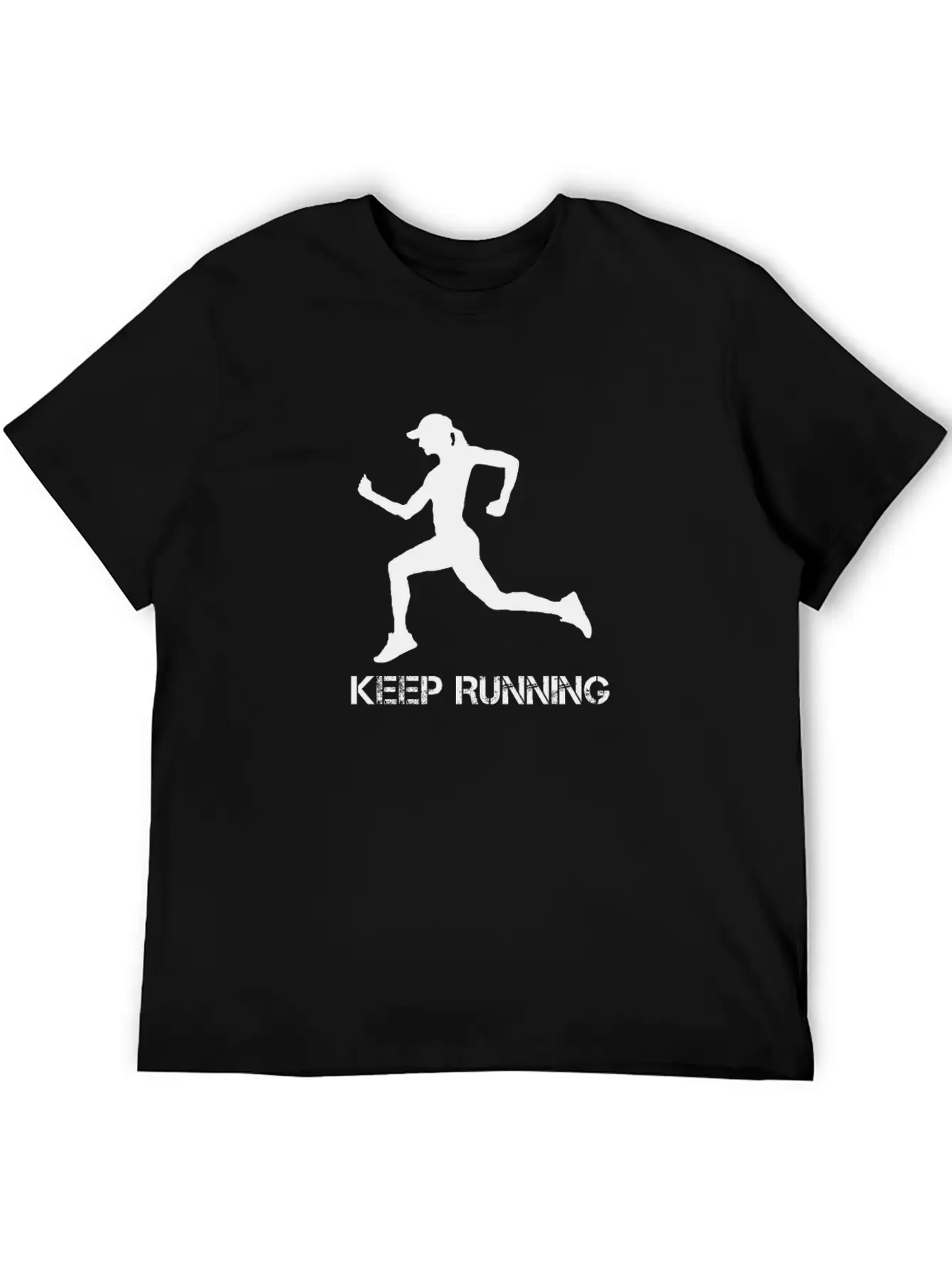Keep Running Marathon Run Runner Jogging Unisex Casual T-Shirt – Clean Design For Daily Comfort