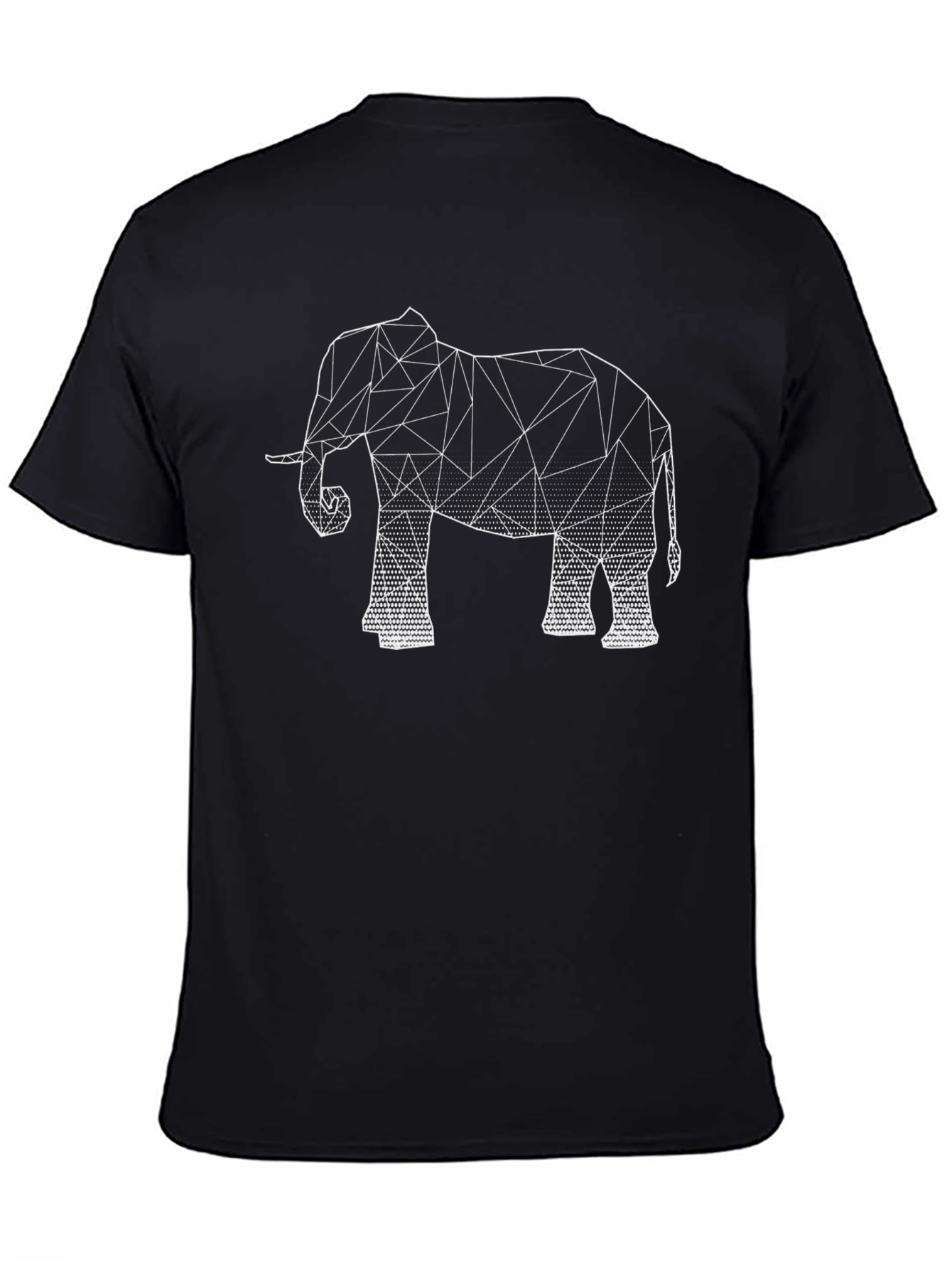 Geometric Elephant T-Shirt - Modern Art Tee