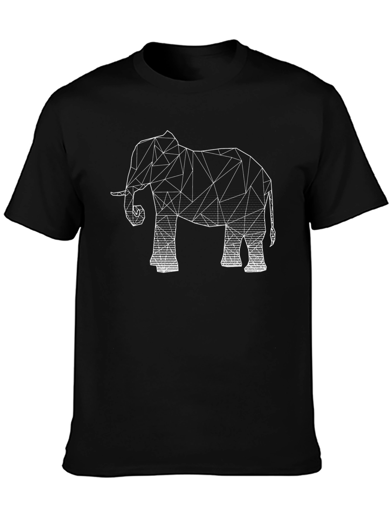 Geometric Elephant T-Shirt - Modern Art Tee