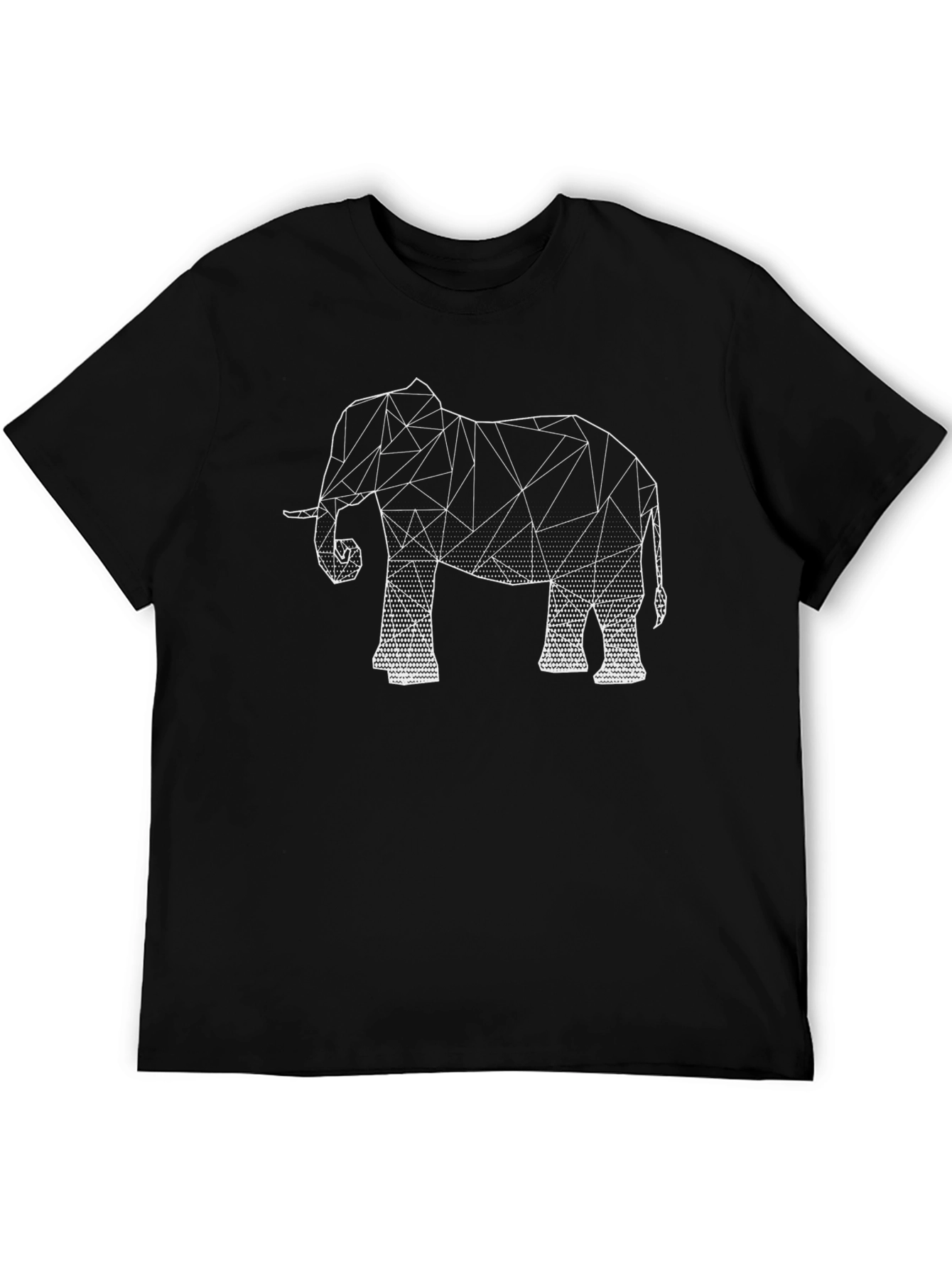 Geometric Elephant T-Shirt - Modern Art Tee