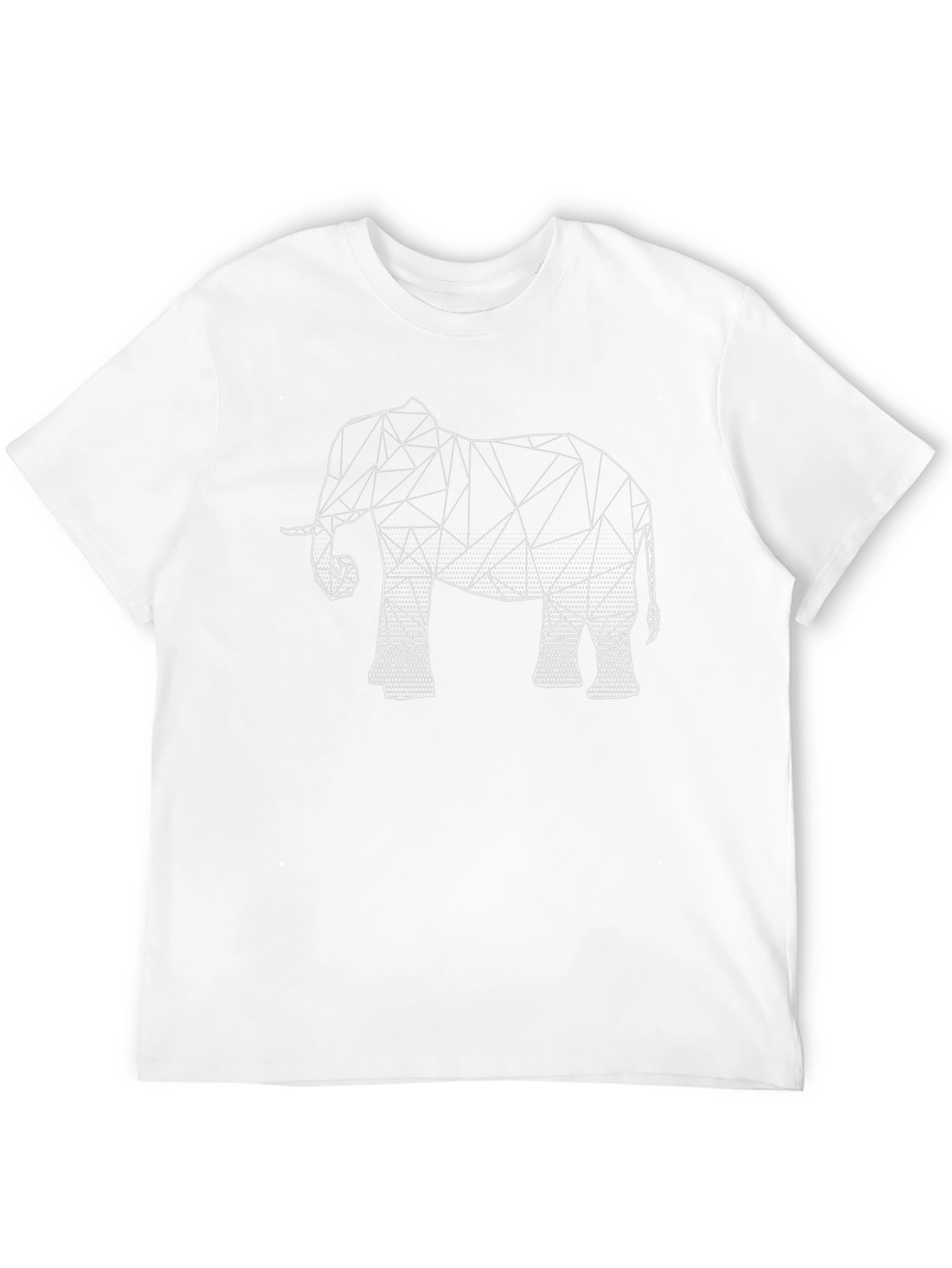 Geometric Elephant T-Shirt - Modern Art Tee