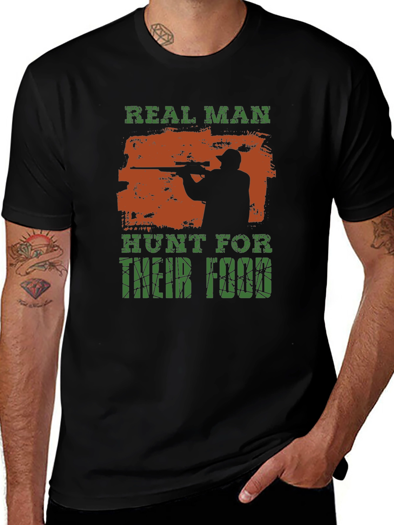 Real Man Hunt For Their Food T-Shirt