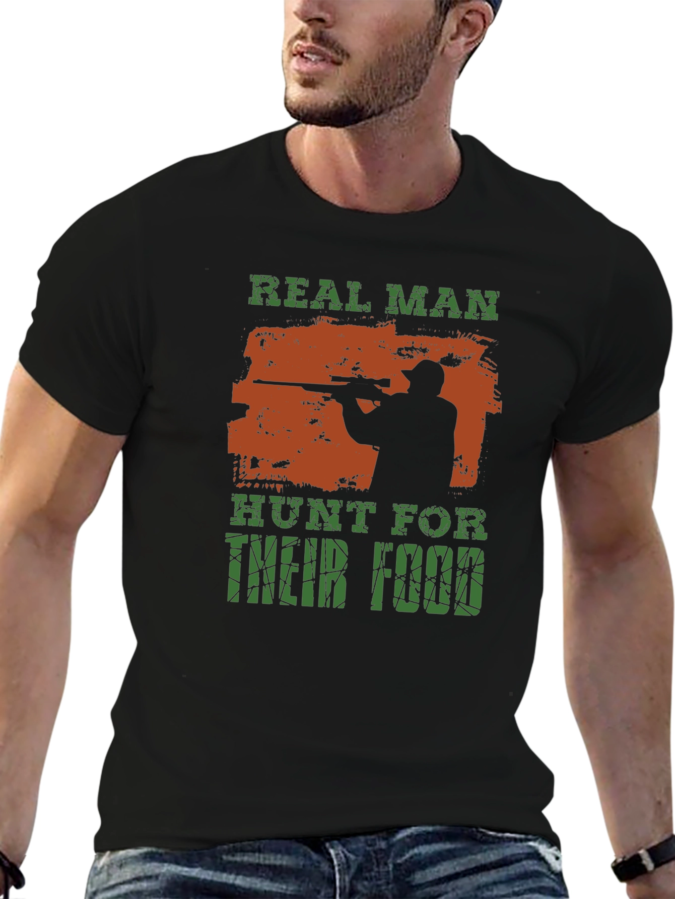 Real Man Hunt For Their Food T-Shirt