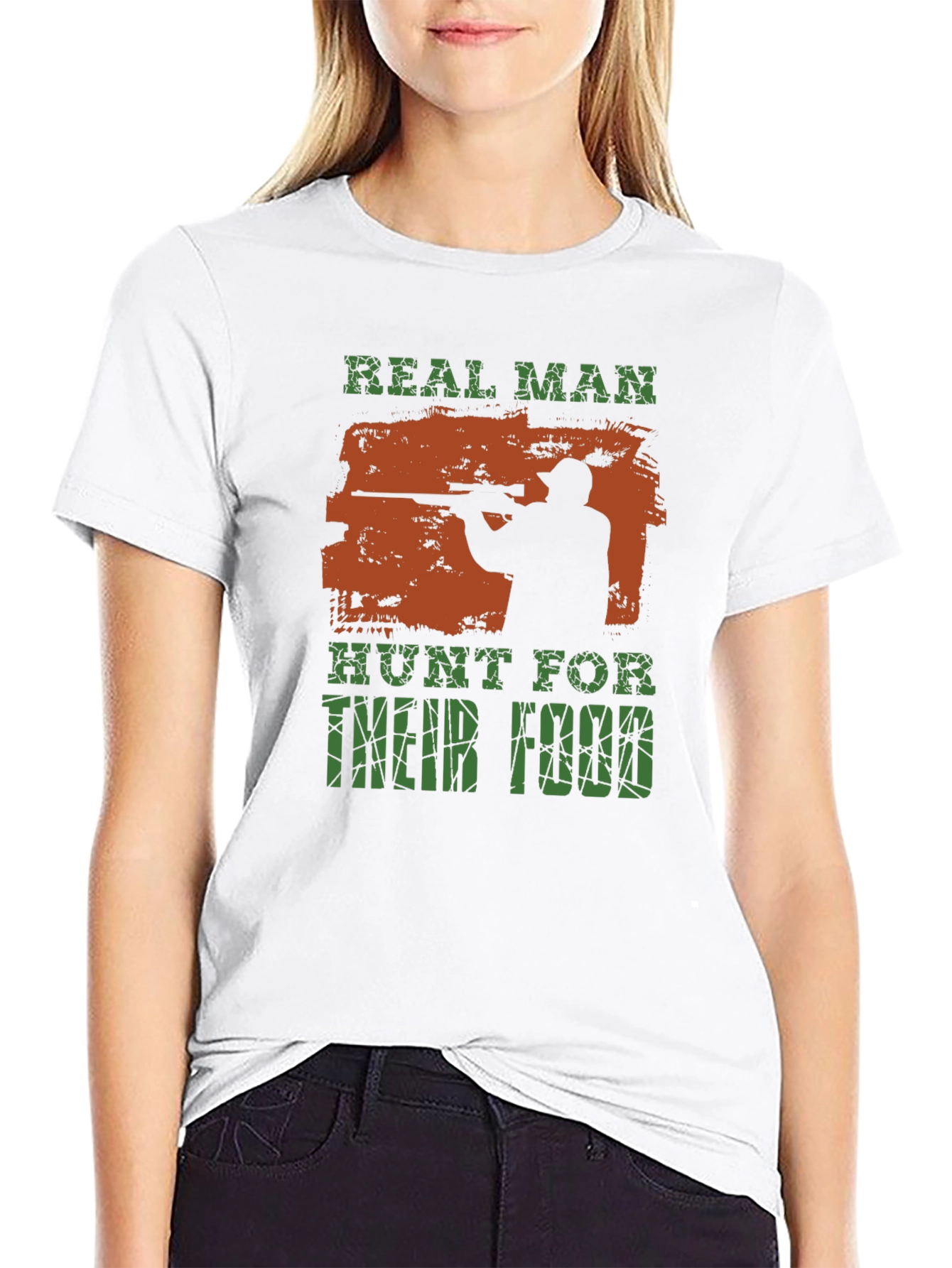Real Man Hunt For Their Food T-Shirt