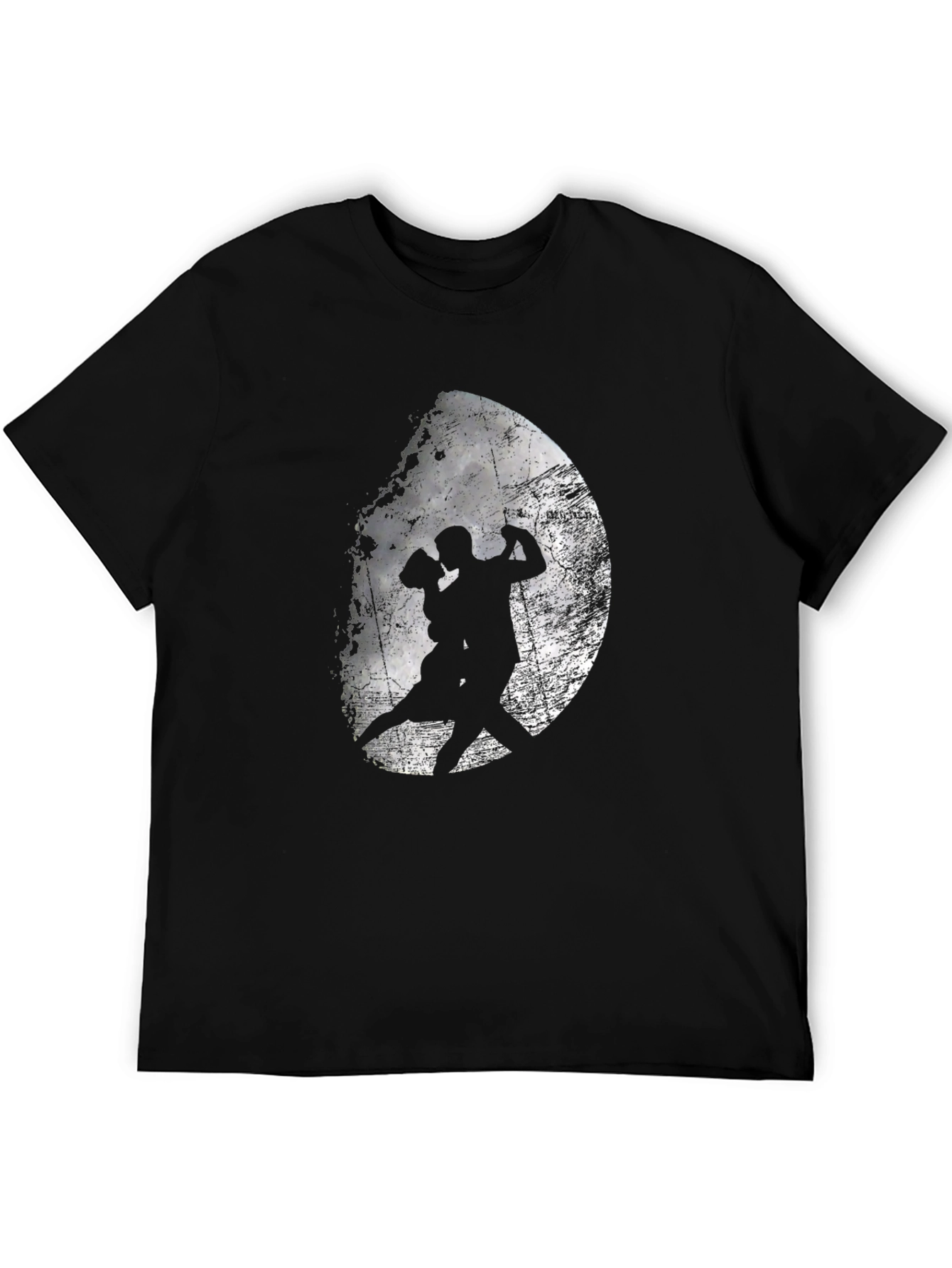 Tango Silhouette Graphic T-Shirt - Stylish Black Tee
