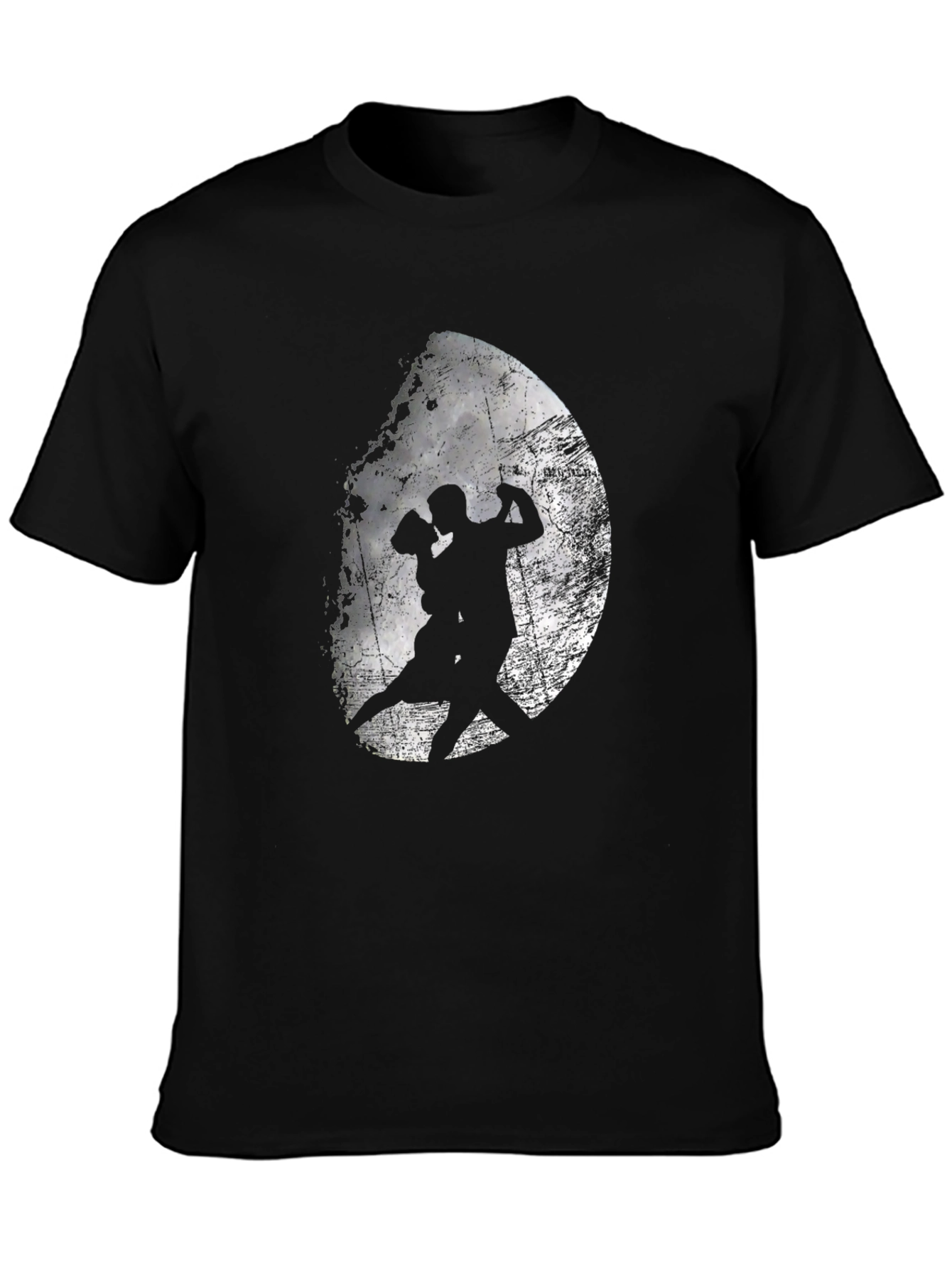 Tango Silhouette Graphic T-Shirt - Stylish Black Tee
