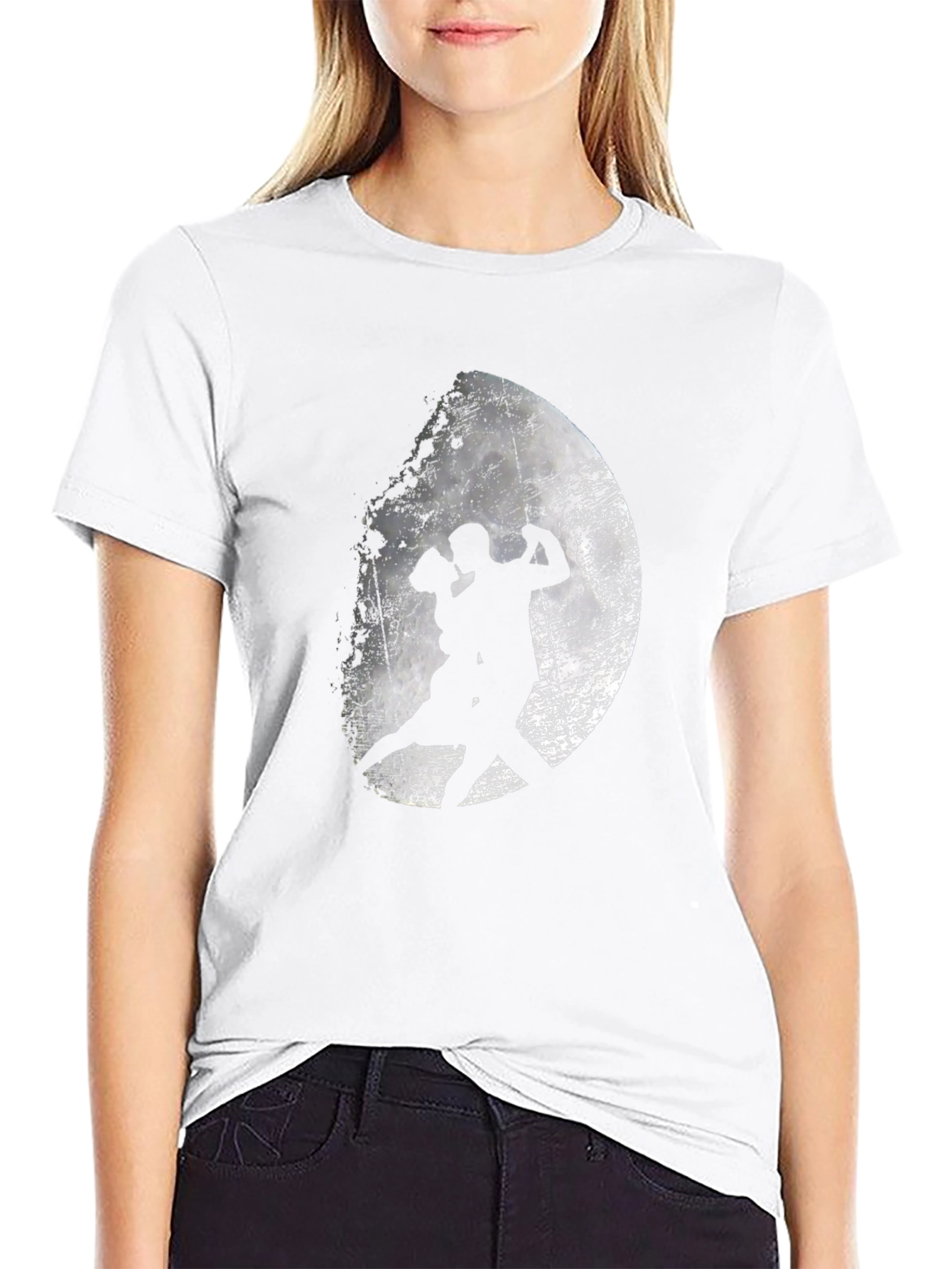 Tango Silhouette Graphic T-Shirt - Stylish Black Tee