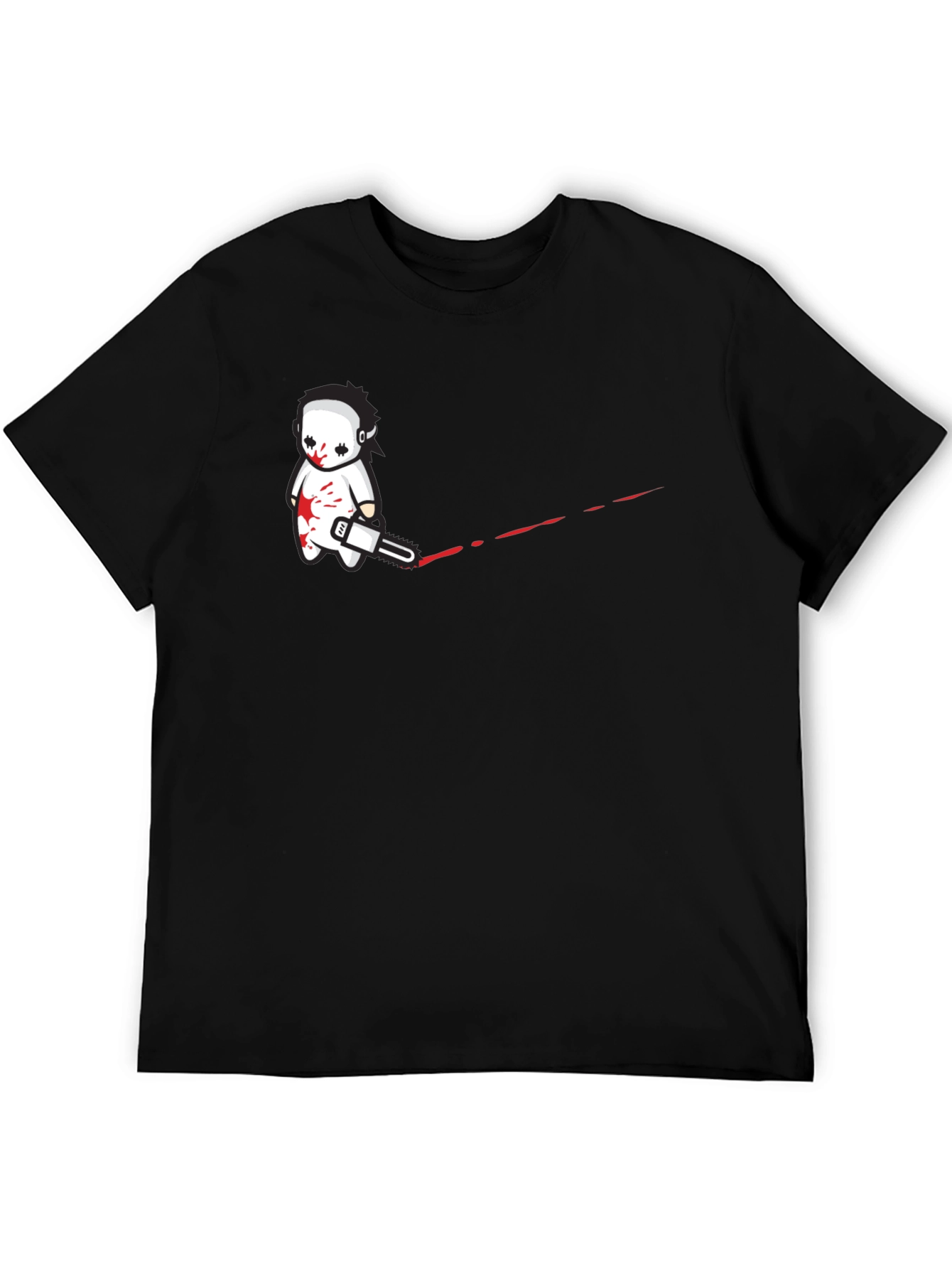 Cartoon Horror T-Shirt - Chainsaw Killer Tee