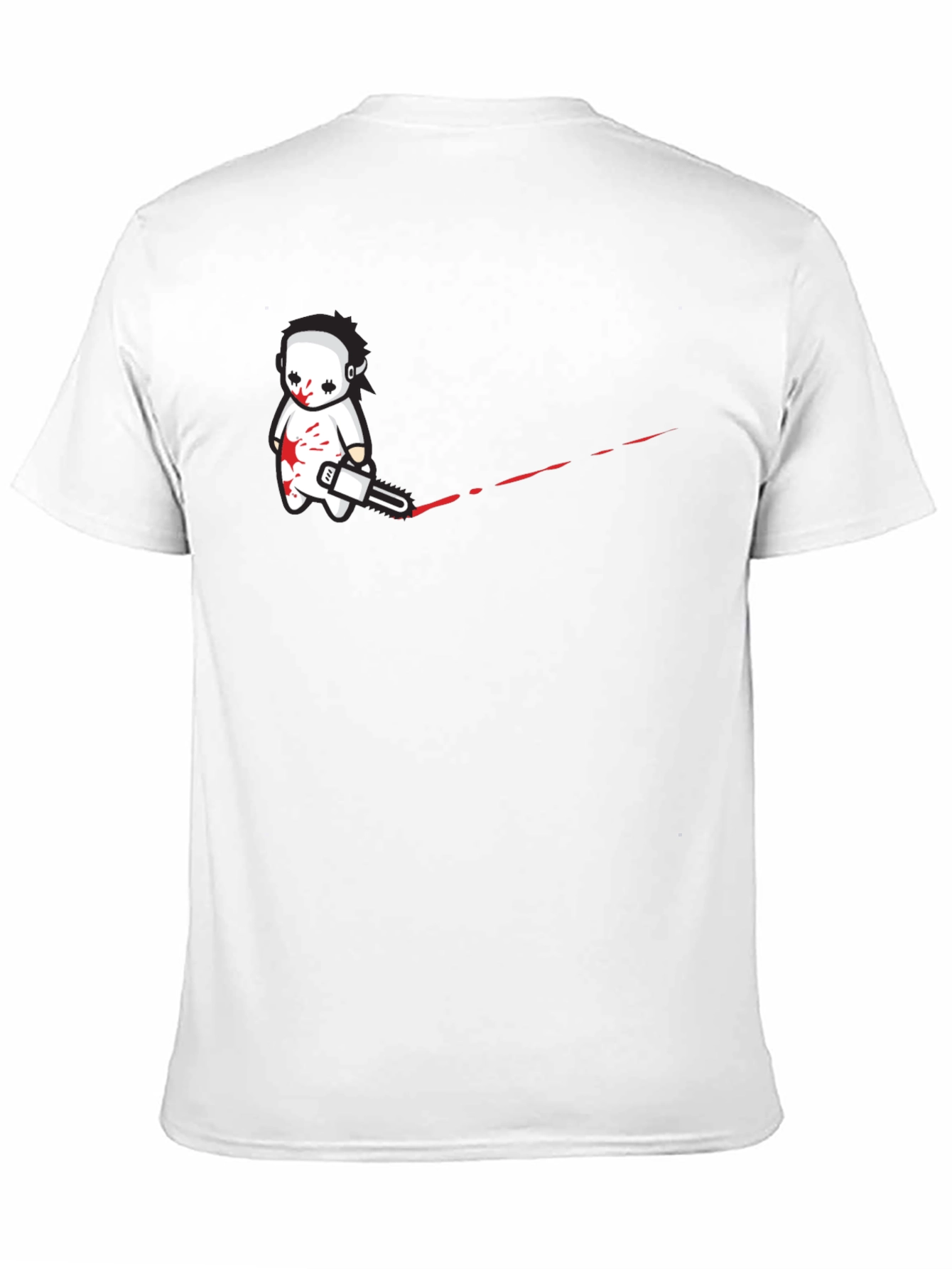 Cartoon Horror T-Shirt - Chainsaw Killer Tee