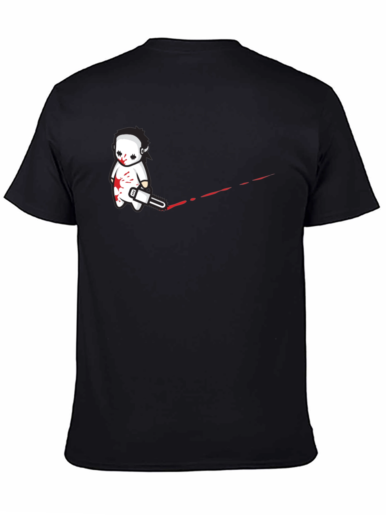 Cartoon Horror T-Shirt - Chainsaw Killer Tee