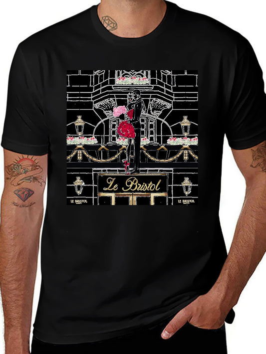 Le Bristol T-Shirt - Paris Romance Graphic Tee