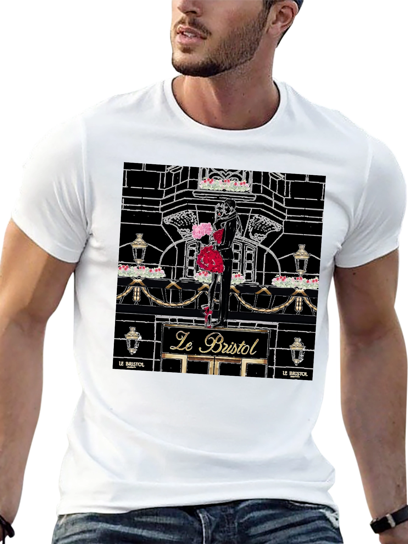 Le Bristol T-Shirt - Paris Romance Graphic Tee