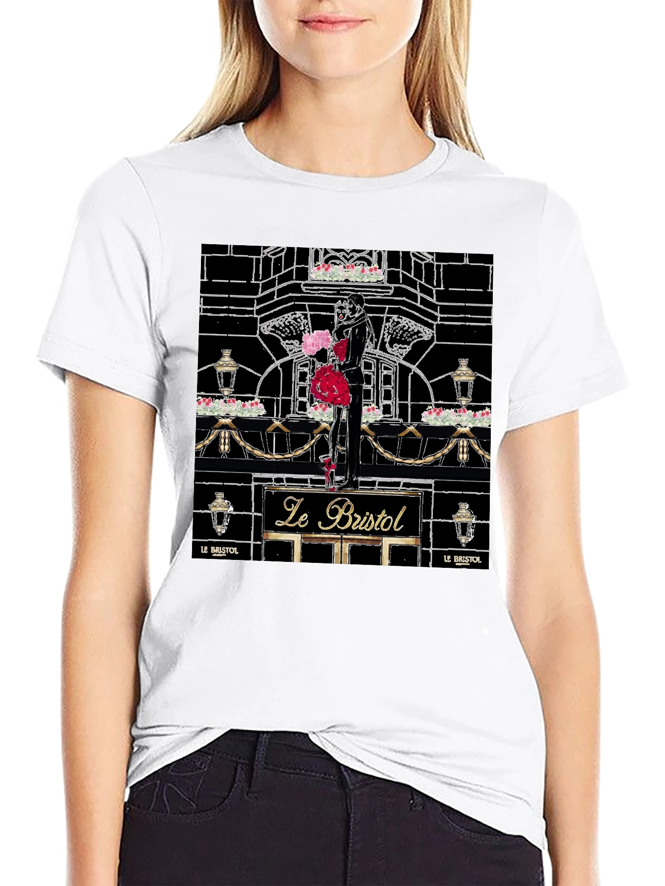 Le Bristol T-Shirt - Paris Romance Graphic Tee