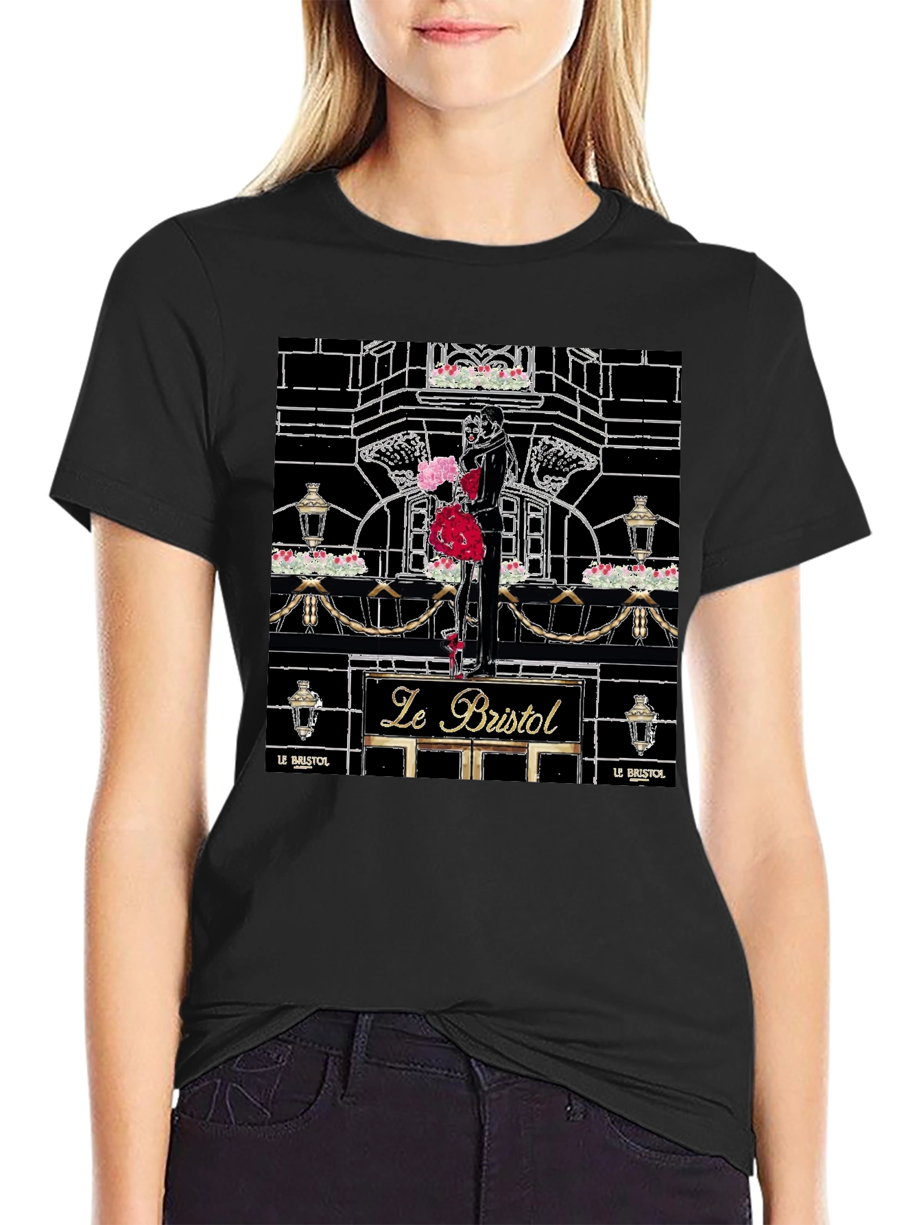 Le Bristol T-Shirt - Paris Romance Graphic Tee