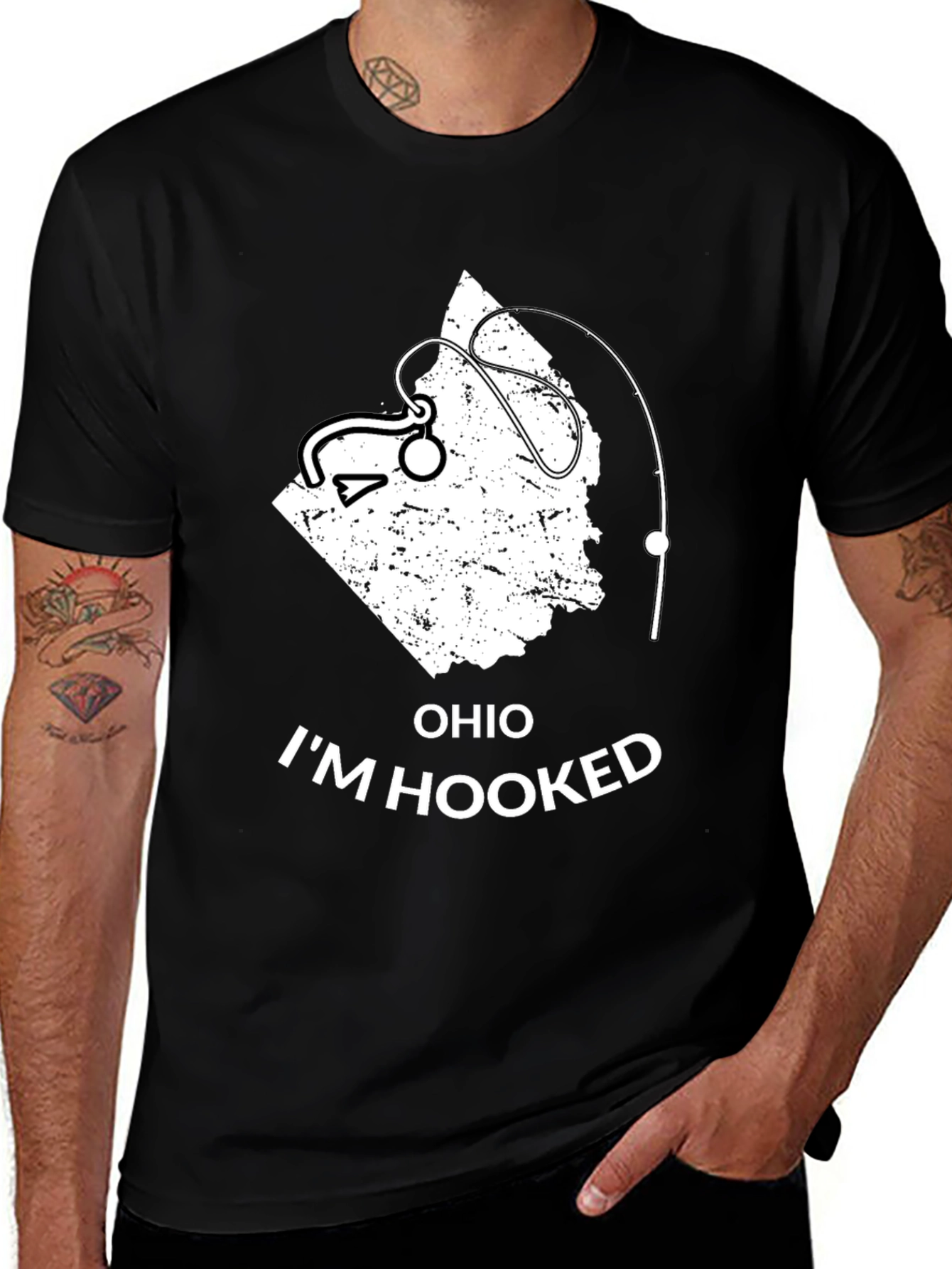Ohio Im Hooked Fishing T-Shirt