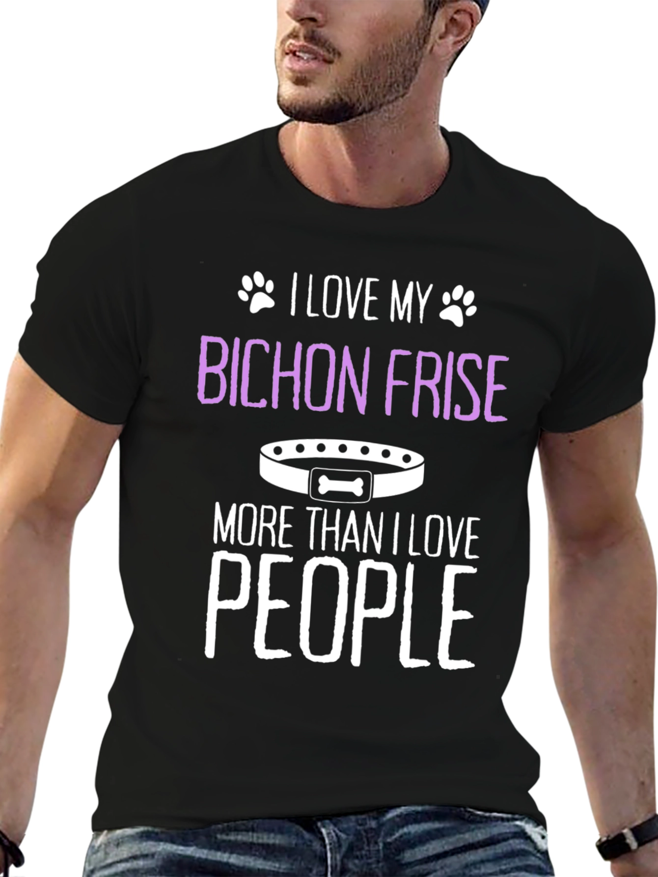 Bichon Frise Dog Lover T-Shirt - Cute Pet Design