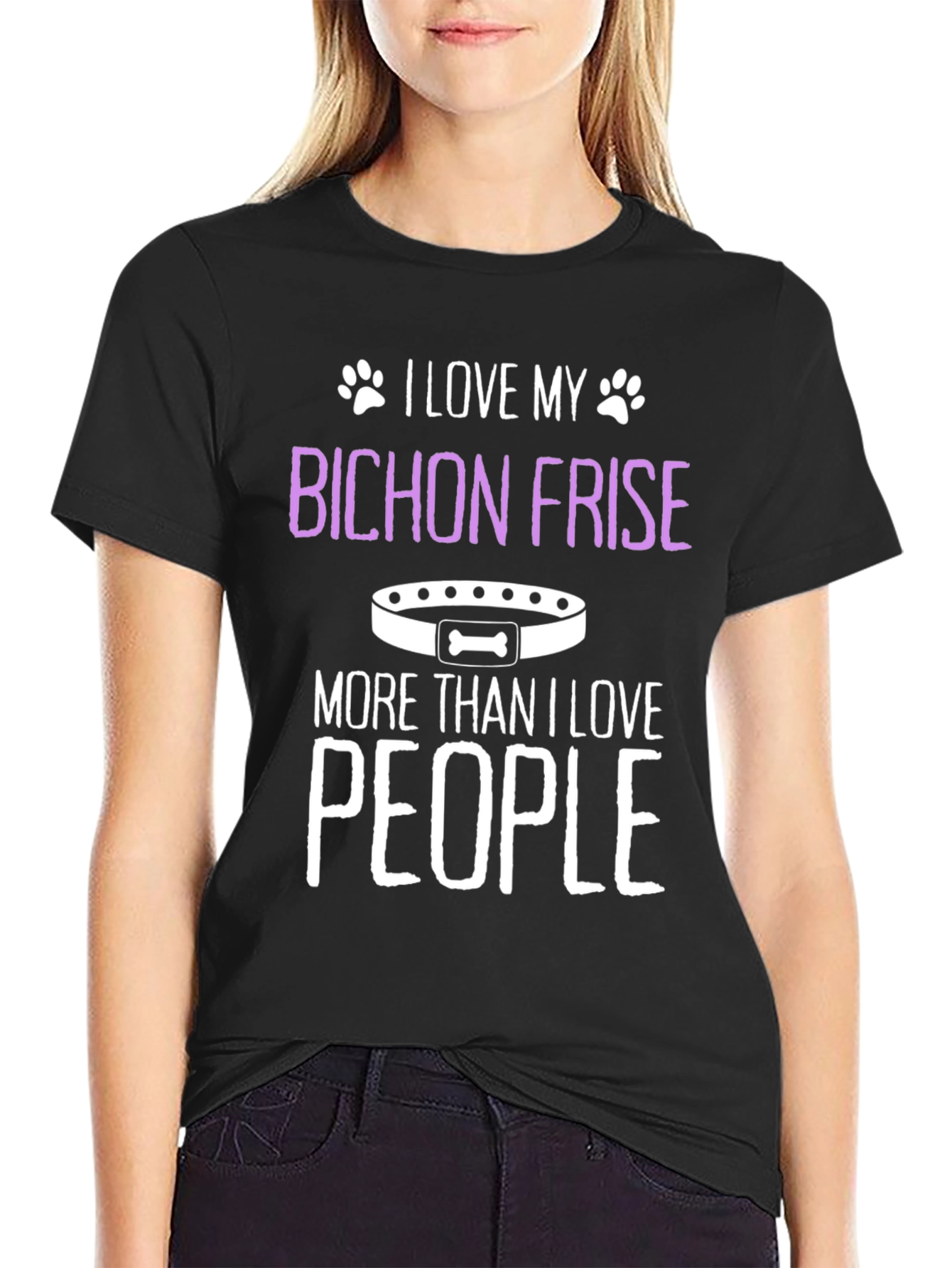 Bichon Frise Dog Lover T-Shirt - Cute Pet Design