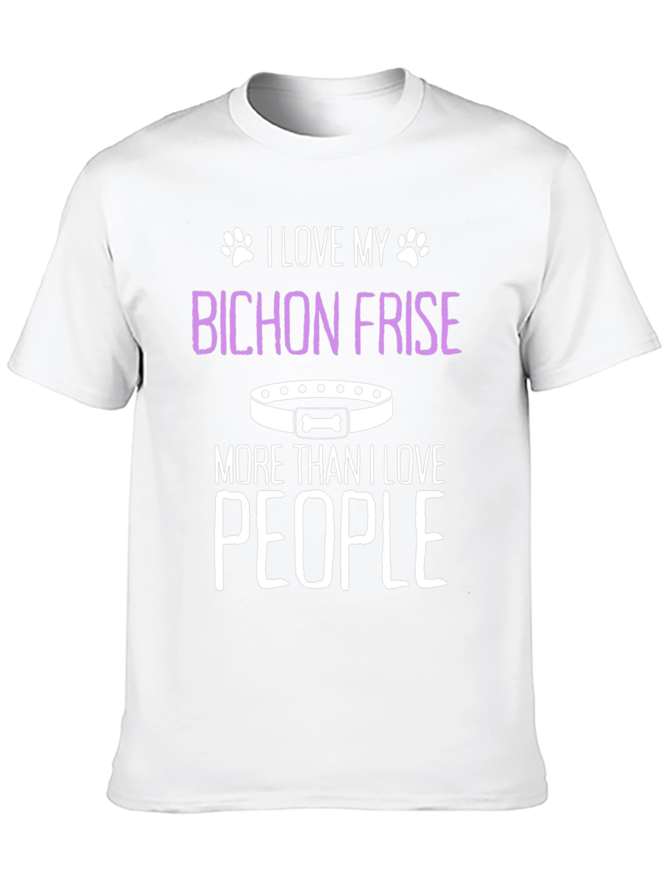 Bichon Frise Dog Lover T-Shirt - Cute Pet Design