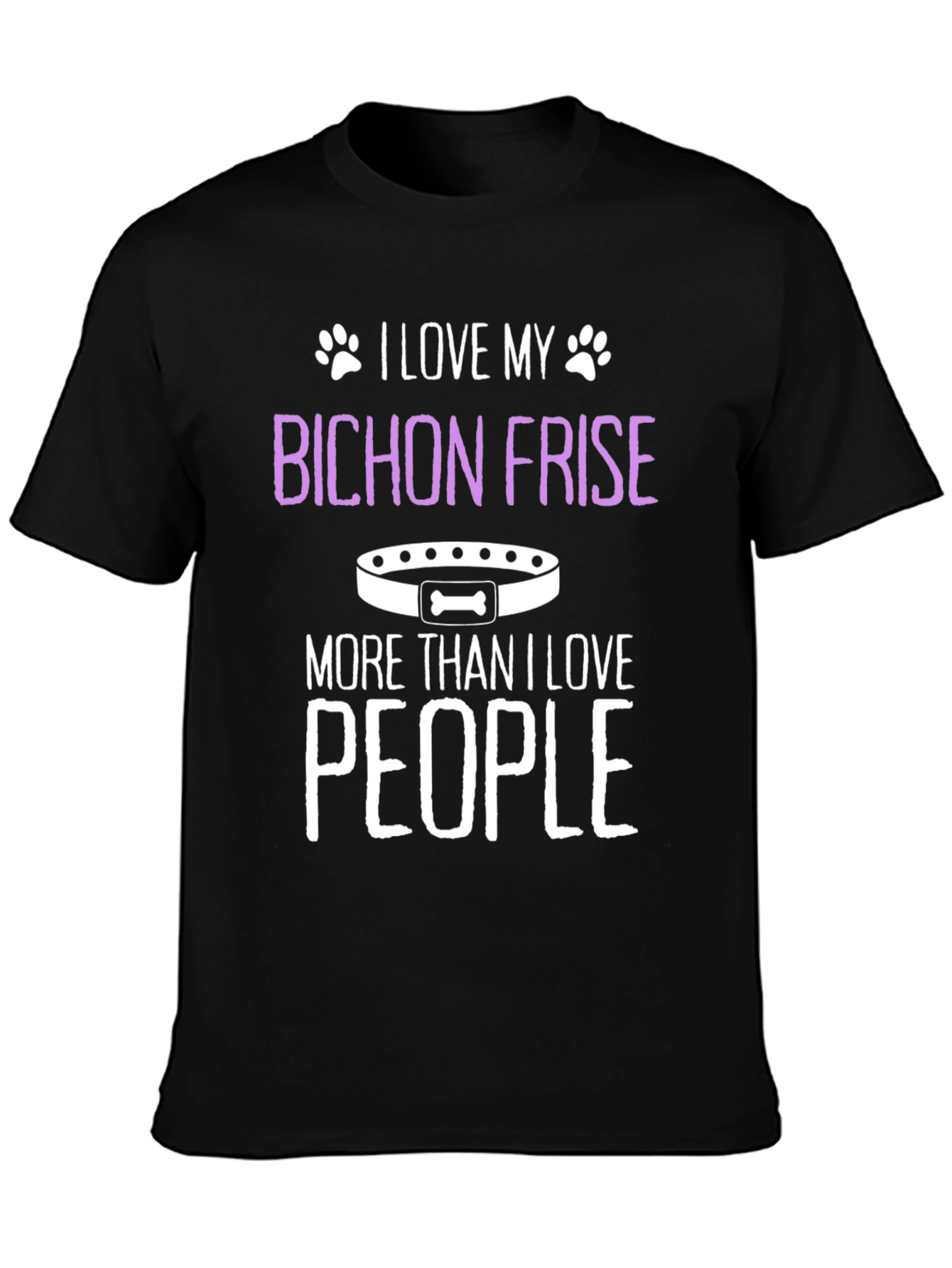 Bichon Frise Dog Lover T-Shirt - Cute Pet Design