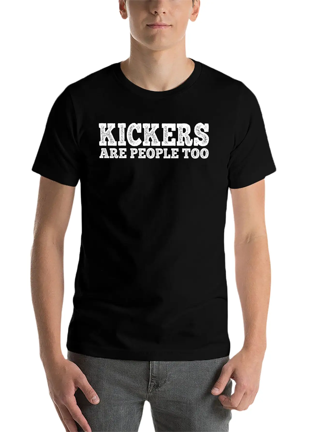 Kickers Are People Too 33 Unisex Casual T-Shirt – Clean Design For Daily Comfort
