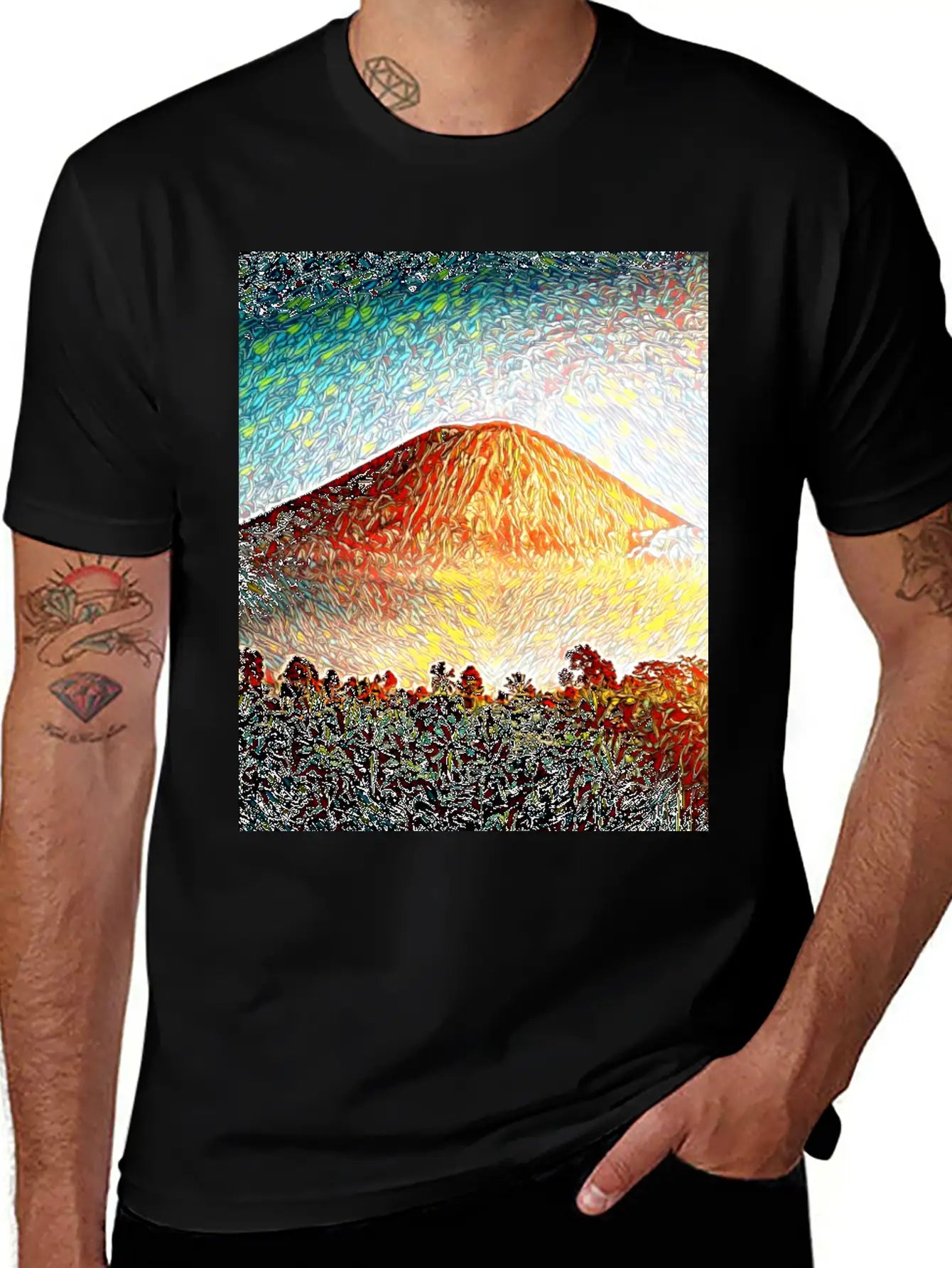 Kilauea Volcano, Hawaii Unisex Casual T-Shirt – Clean Design For Daily Comfort