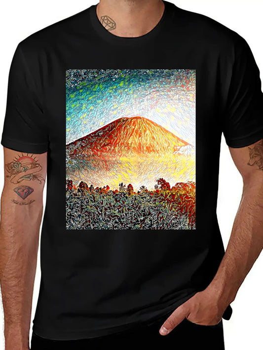 Kilauea Volcano, Hawaii Unisex Casual T-Shirt – Clean Design For Daily Comfort
