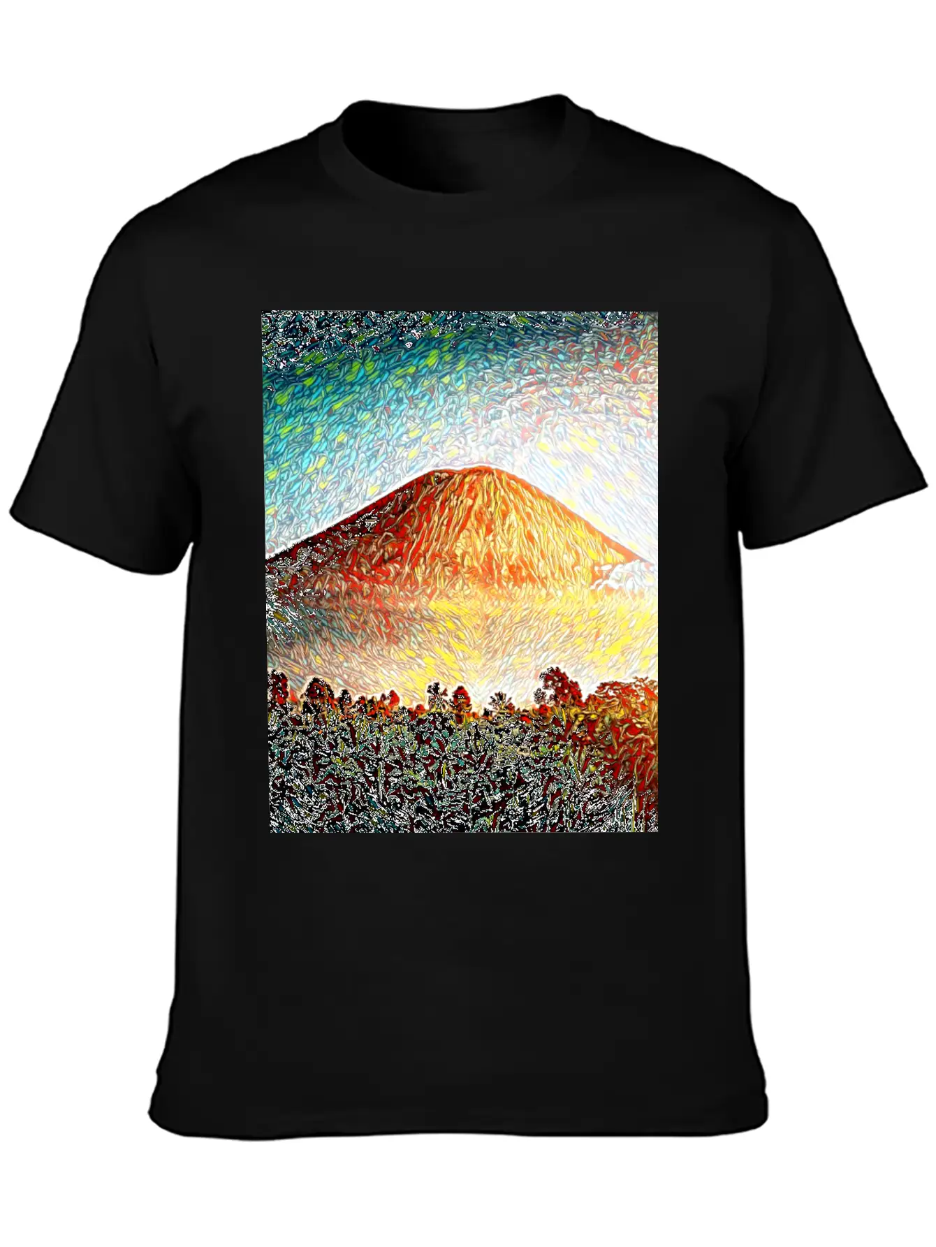 Kilauea Volcano, Hawaii Unisex Casual T-Shirt – Clean Design For Daily Comfort