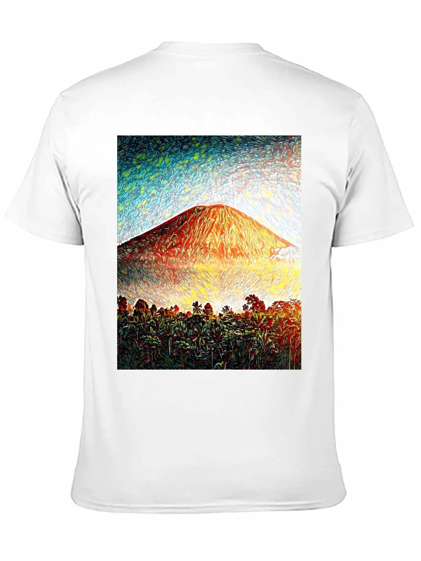 Kilauea Volcano, Hawaii Unisex Casual T-Shirt – Clean Design For Daily Comfort
