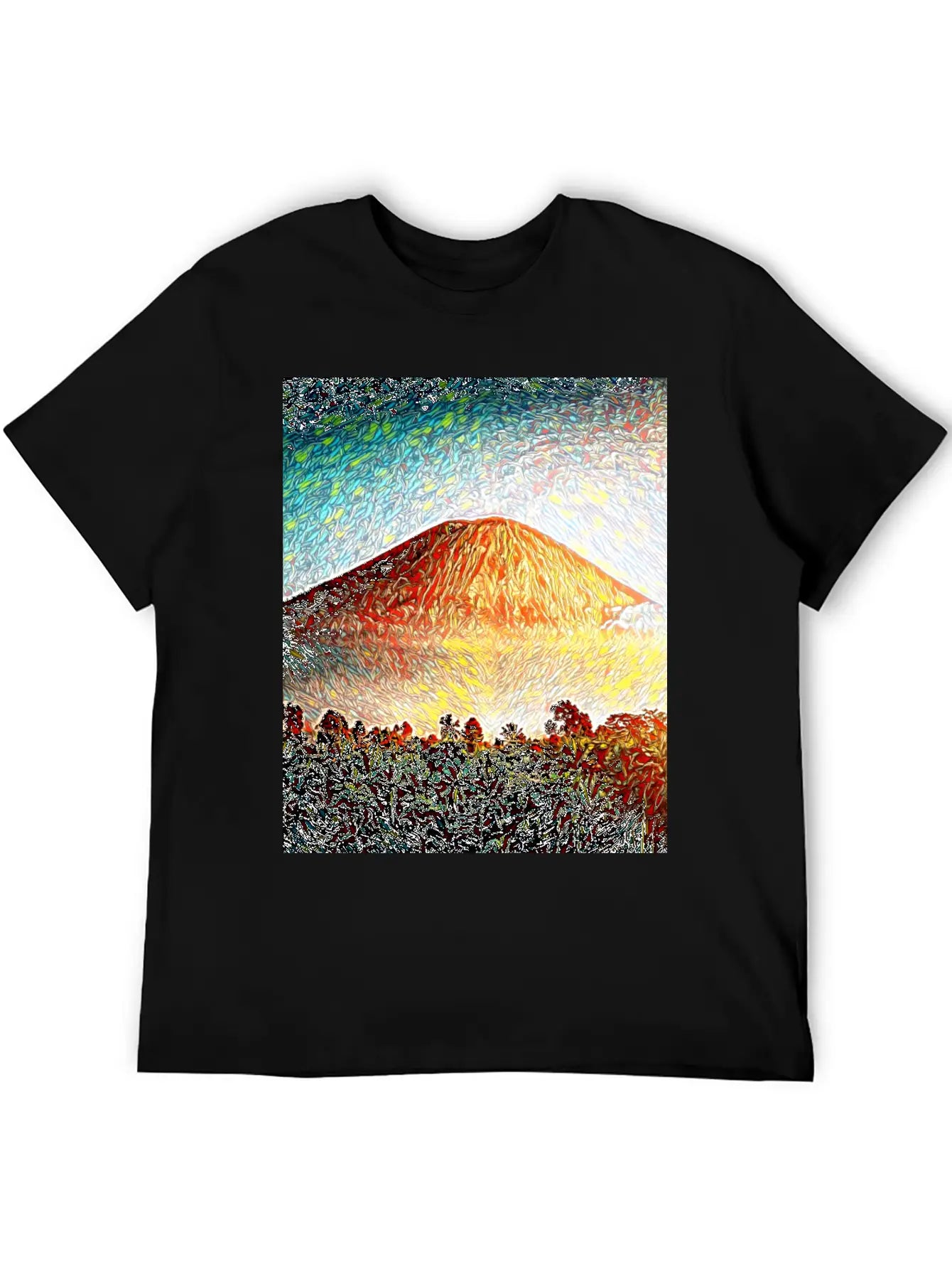 Kilauea Volcano, Hawaii Unisex Casual T-Shirt – Clean Design For Daily Comfort