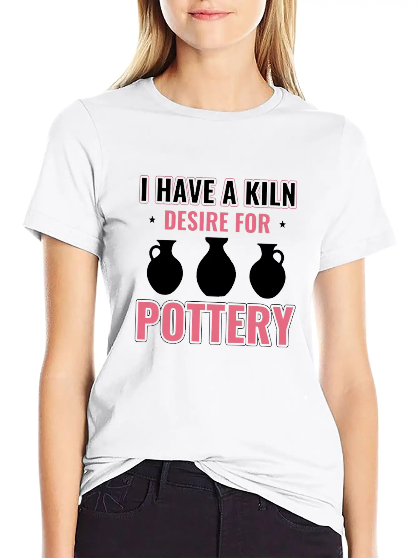 Kiln Desire For Pottery Funny Potter Women Clay Unisex Casual T-Shirt – Clean Design For Daily Comfort