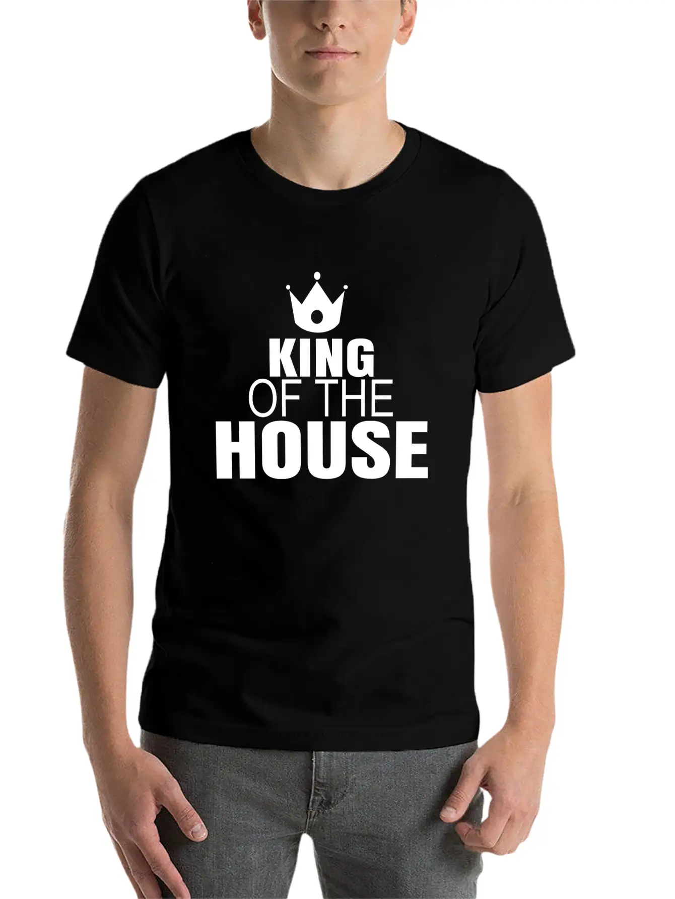 King Of The House Unisex Casual T-Shirt – Clean Design For Daily Comfort