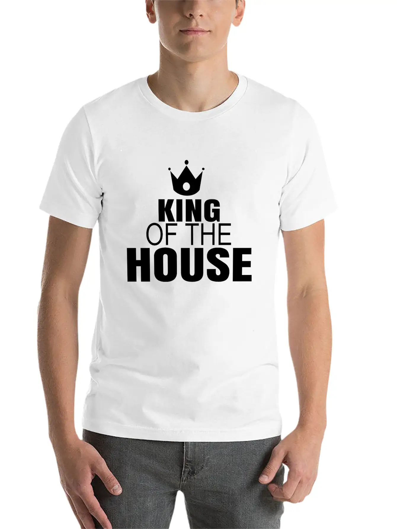 King Of The House Unisex Casual T-Shirt – Clean Design For Daily Comfort