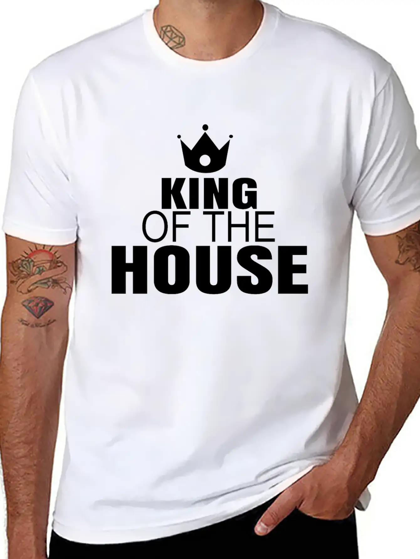 King Of The House Unisex Casual T-Shirt – Clean Design For Daily Comfort