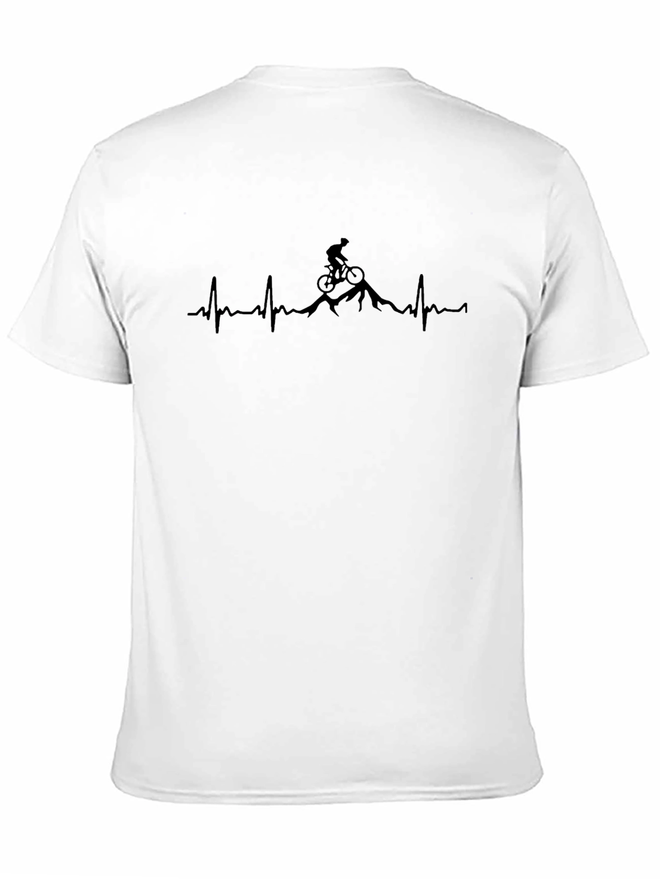 Mountain Bike Heartbeat T-Shirt - Adventure Tee