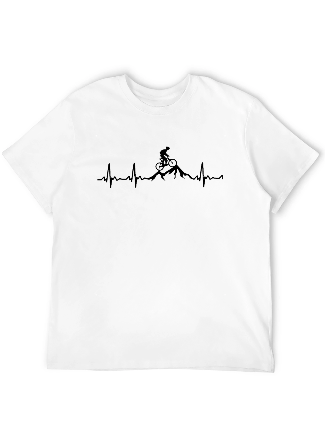 Mountain Bike Heartbeat T-Shirt - Adventure Tee