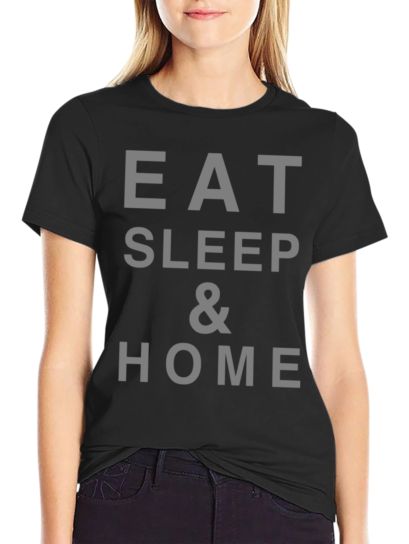 Eat Sleep & Home Graphic Tee