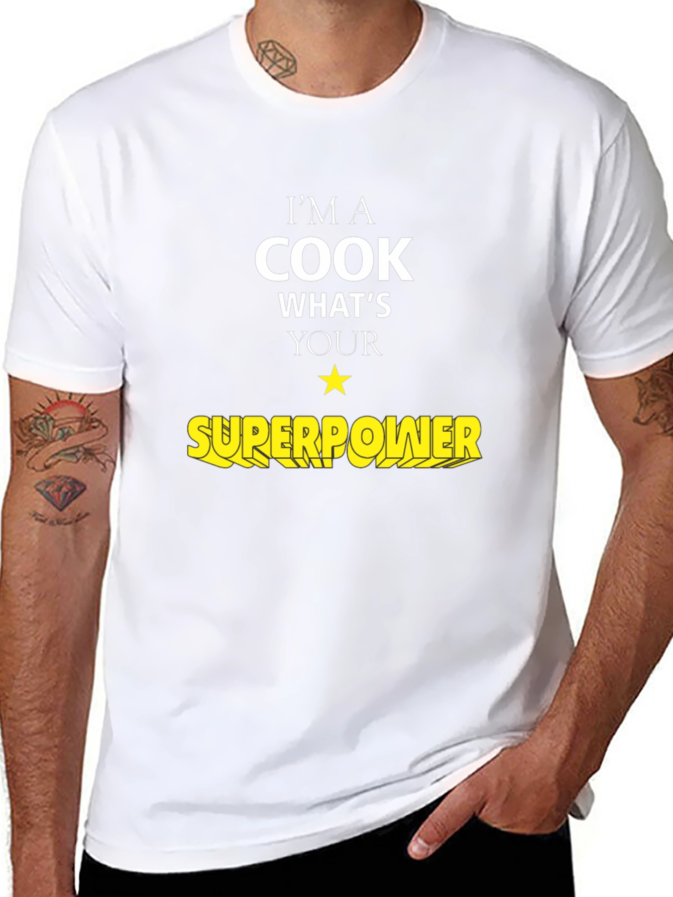 Cook Superpower T-Shirt - Culinary Hero Tee